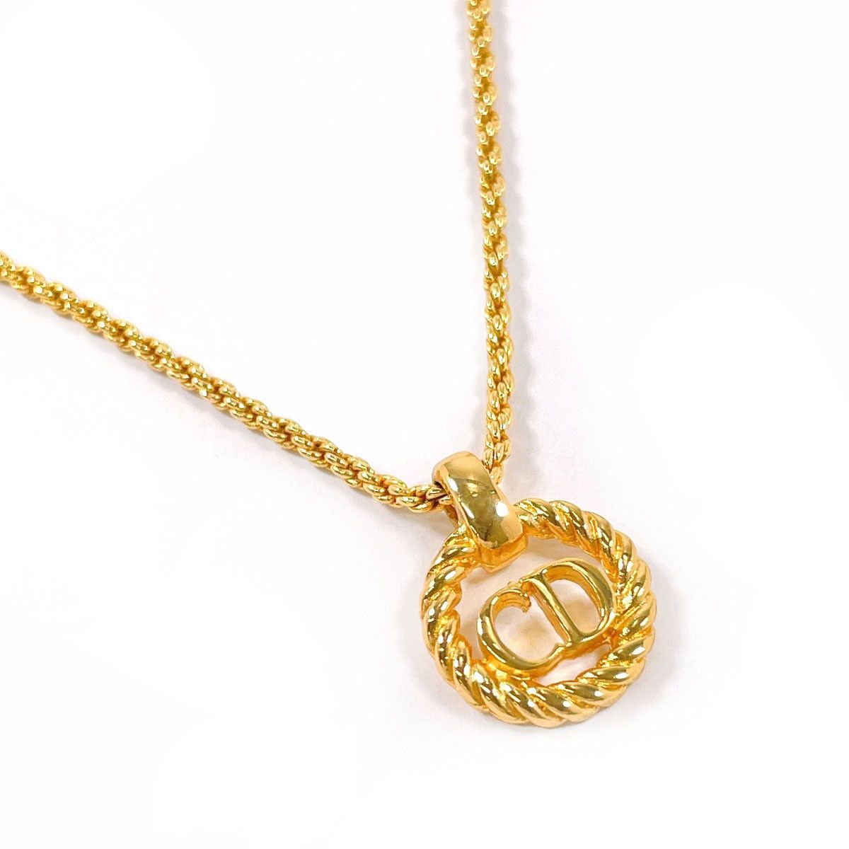 Dior Dior Christian Dior CD Logo Necklace Metal Necklace DUTY FREE for USA Size ONE SIZE - 1 Thumbnail
