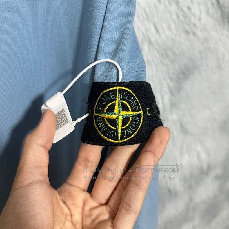 Stone Island Stone Island Round neck sweater basic sweater blue L code Size US L / EU 52-54 / 3 - 5 Thumbnail
