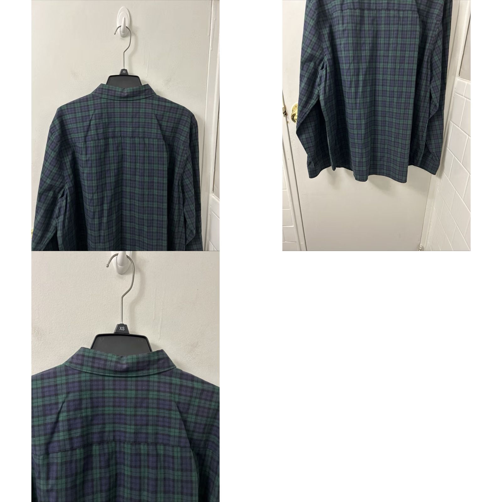 Ralph Lauren Lauren Ralph Lauren Shirt Mens XL Green Purple Plaid Button Down L/S Oxfor d Flannel Size US XL / EU 56 / 4 - 8 Thumbnail