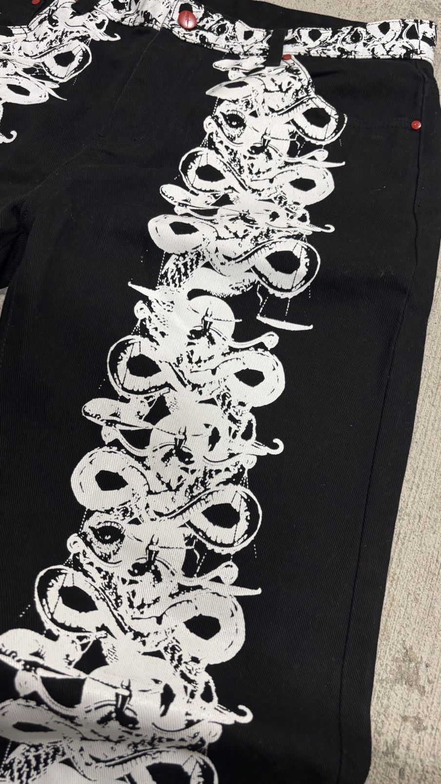 Designer Never Ending World Wide Snake Denim Size US 34 / EU 50 - 4 Thumbnail