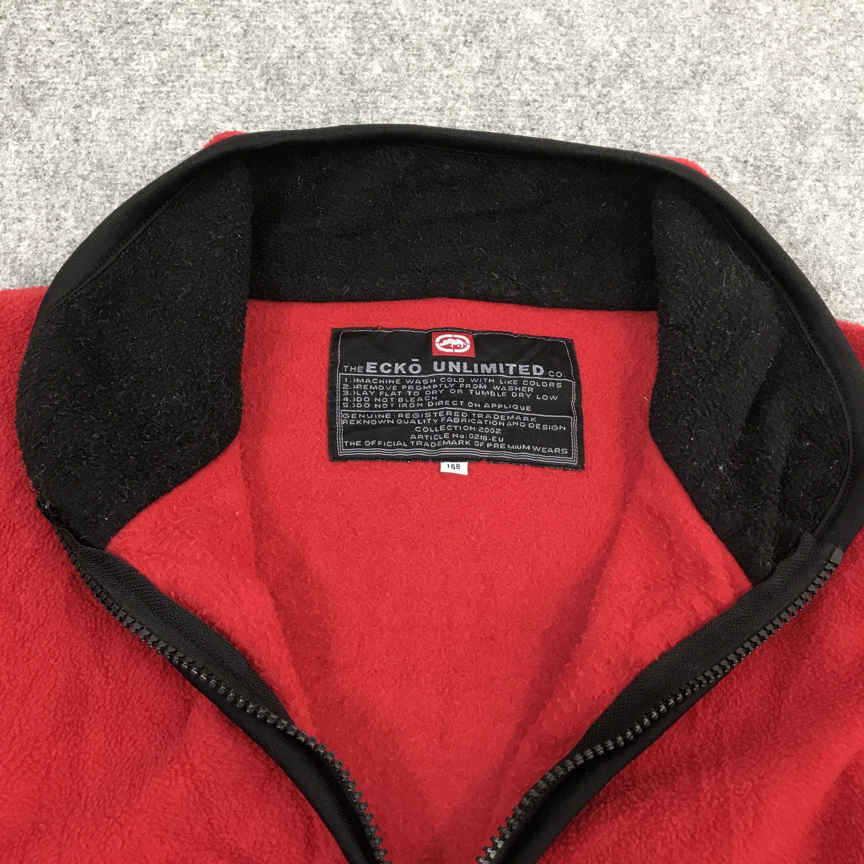 Ecko Unltd. ECKO UNLIMITED FLEECE RED JACKET Size US L / EU 52-54 / 3 - 7 Thumbnail