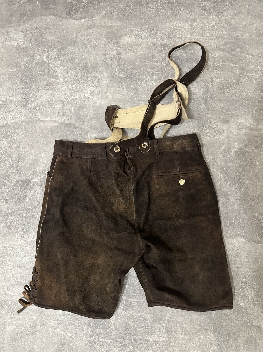 Cowboy Equipment × Vintage Leather Cowboy Shorts Size US 40 / EU 56 - 2 Thumbnail
