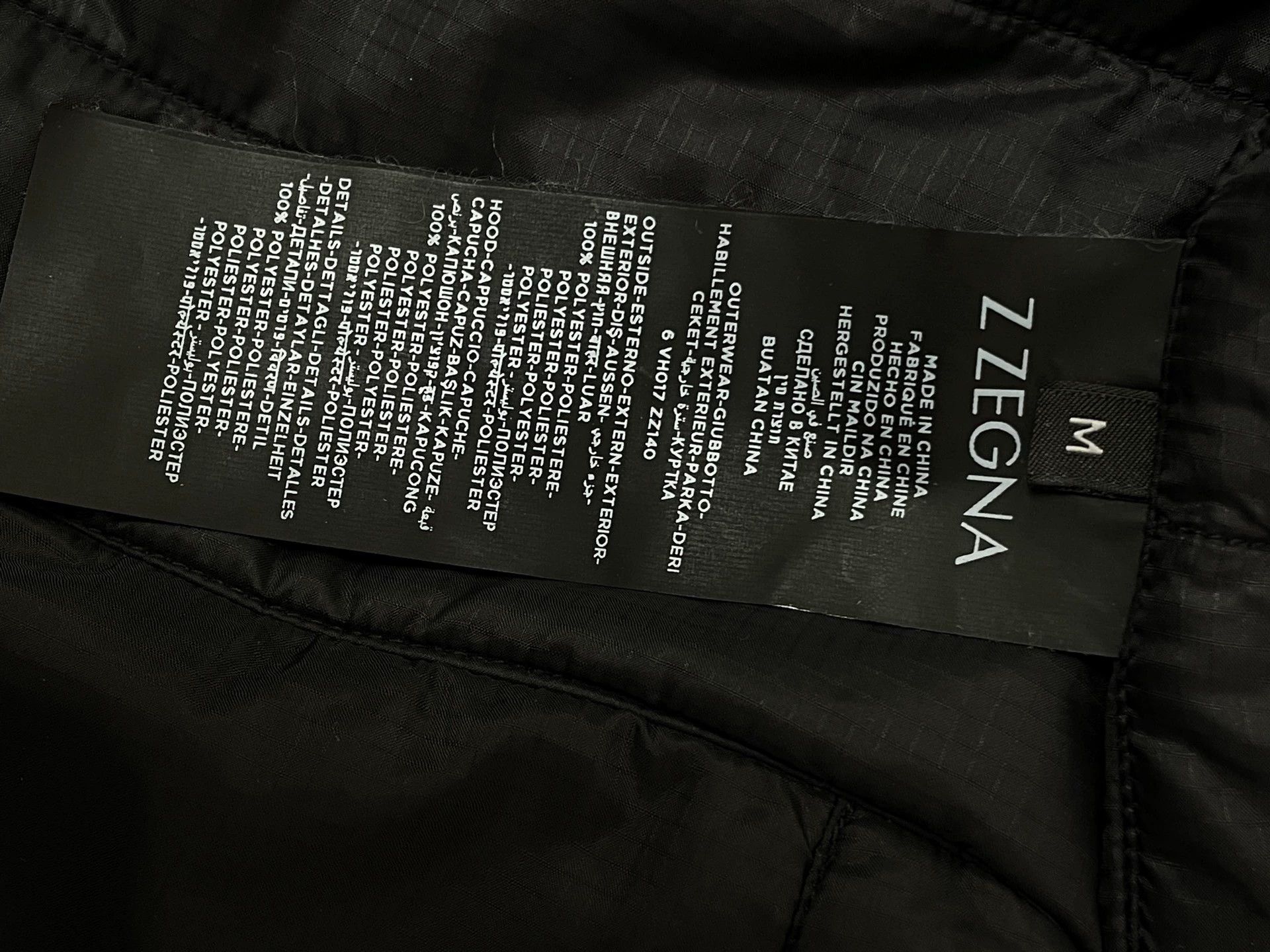 Ermenegildo Zegna Zegna FW Tech Shell Jacket Black M W/P Windproof Thermore Size US M / EU 48-50 / 2 - 5 Thumbnail