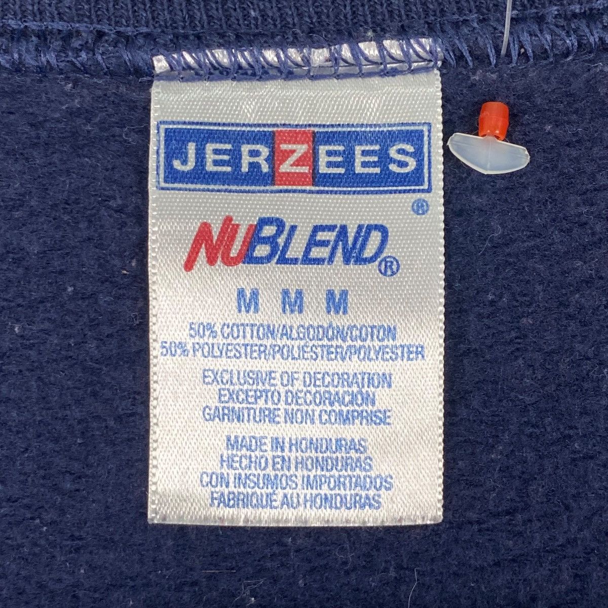 Jerzees Vintage Jerzees Small Embroidered Crewneck Sweatshirt Blue Size US M / EU 48-50 / 2 - 5 Thumbnail