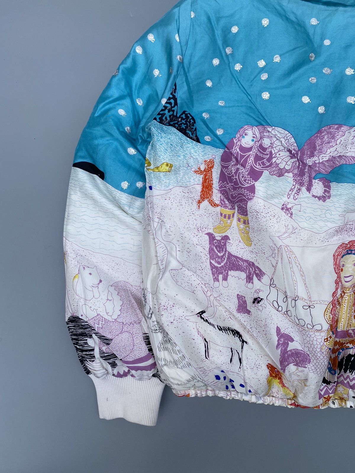 Tsumori Chisato Reversible Winter Living Print Puffer Down Jacket Size M / US 6-8 / IT 42-44 - 12 Thumbnail