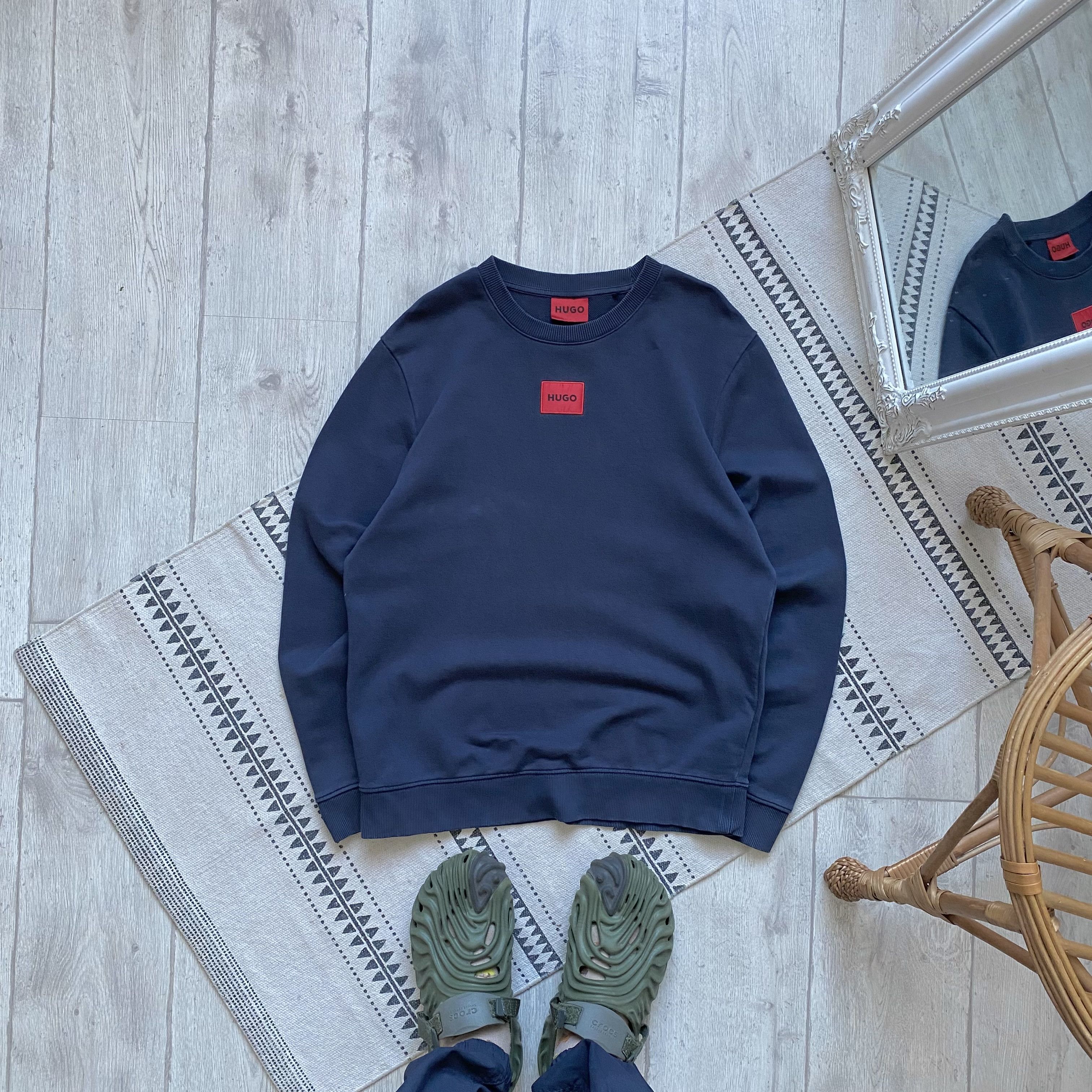 Hugo Boss Luxury Hugo Boss Sweatshirt center logo Size US M / EU 48-50 / 2 - 1 Thumbnail