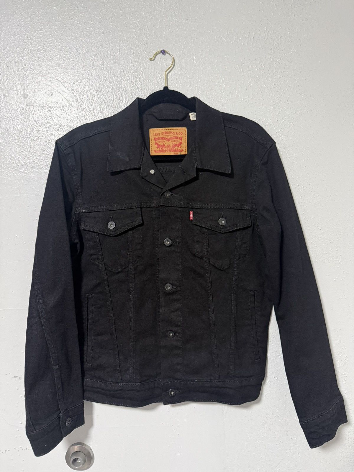 Levi's Levi’s Black Denim Jacket Size US S / EU 44-46 / 1 - 1 Thumbnail