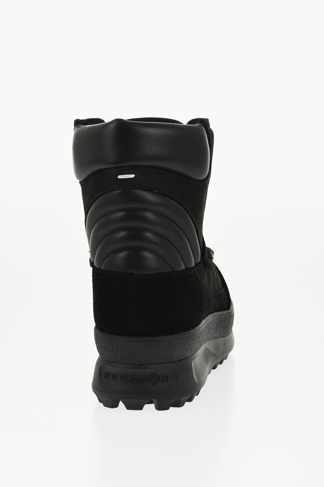 Maison Margiela og1mm1125 Leather Climber Hi-Top Sneakers in Black Size US 6 / IT 36 - 3 Thumbnail