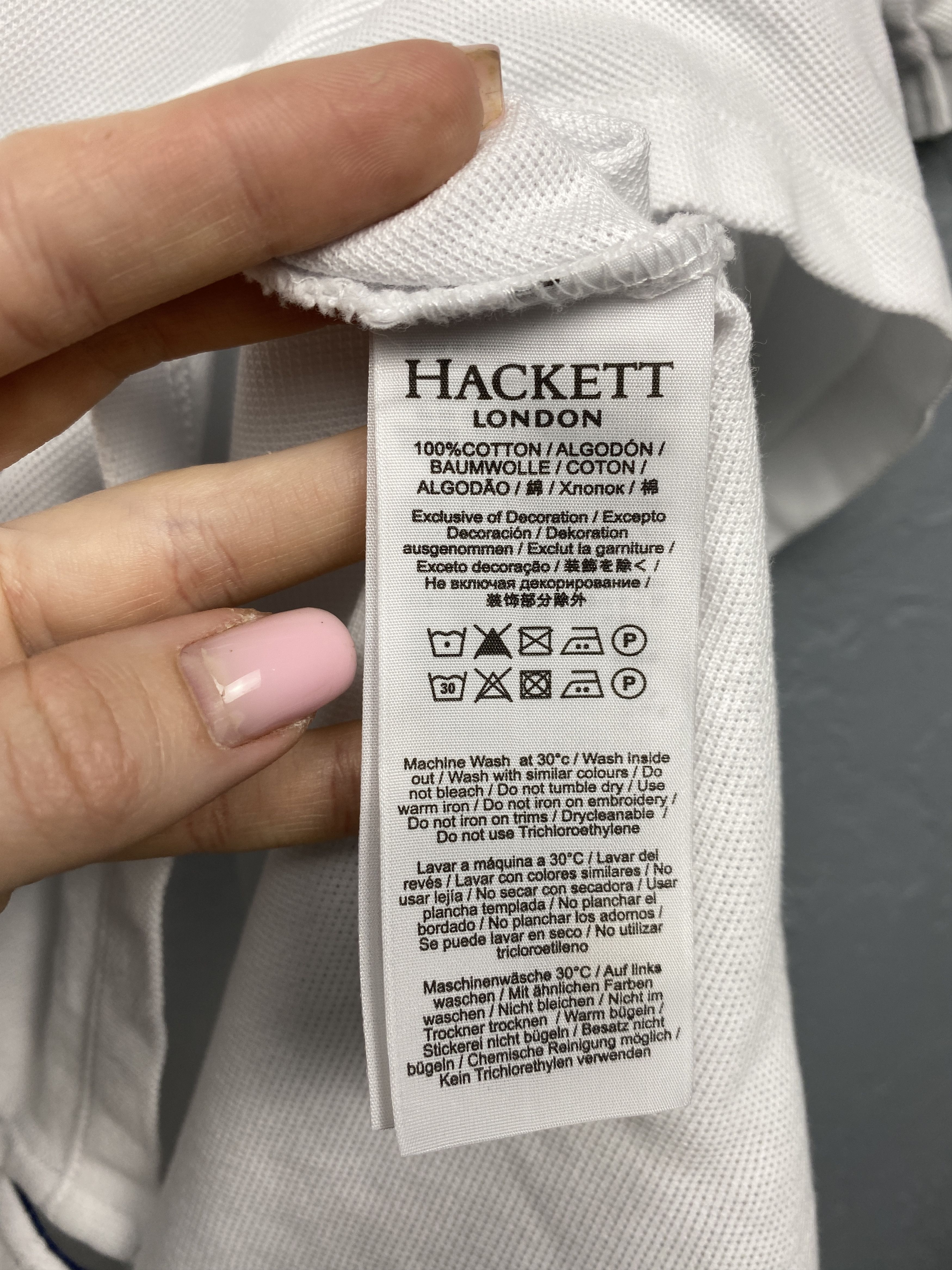 Hackett × Vintage Hackett Vintage Mens Polo Shirt Size US XL / EU 56 / 4 - 5 Thumbnail