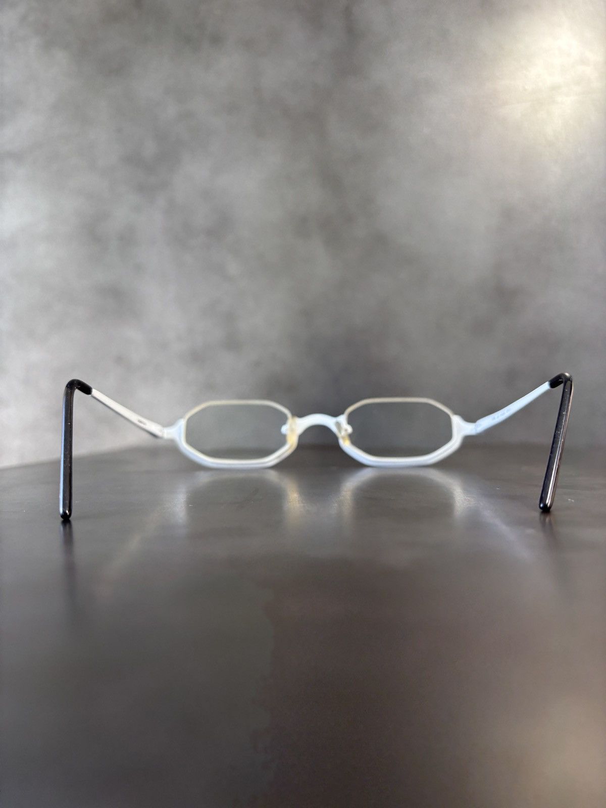 Other Alain Afflelou Eyeglasses Metal Half Rim Frames Drop e-forty Size ONE SIZE - 4 Thumbnail