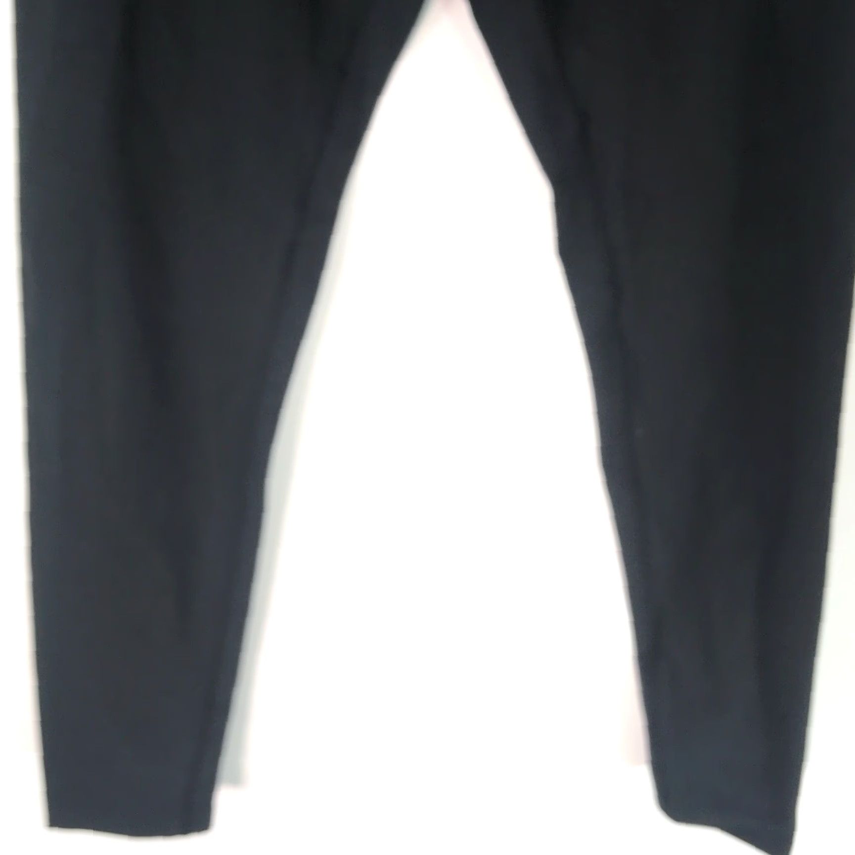 Vintage First Way Womens Black Yoga Pant Pull On Slim Skinny Size L 28 in Inseam 28 - 70% Polyester 30% Elastane Activewear Casual Size 26" / US 2 / IT 38 - 5 Thumbnail