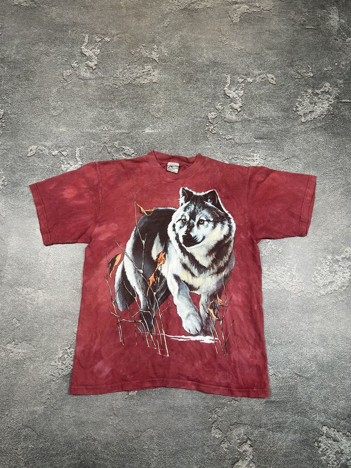 Vintage 90s Harlequin wolf T-shirt size S Size US S / EU 44-46 / 1 - 1 Thumbnail