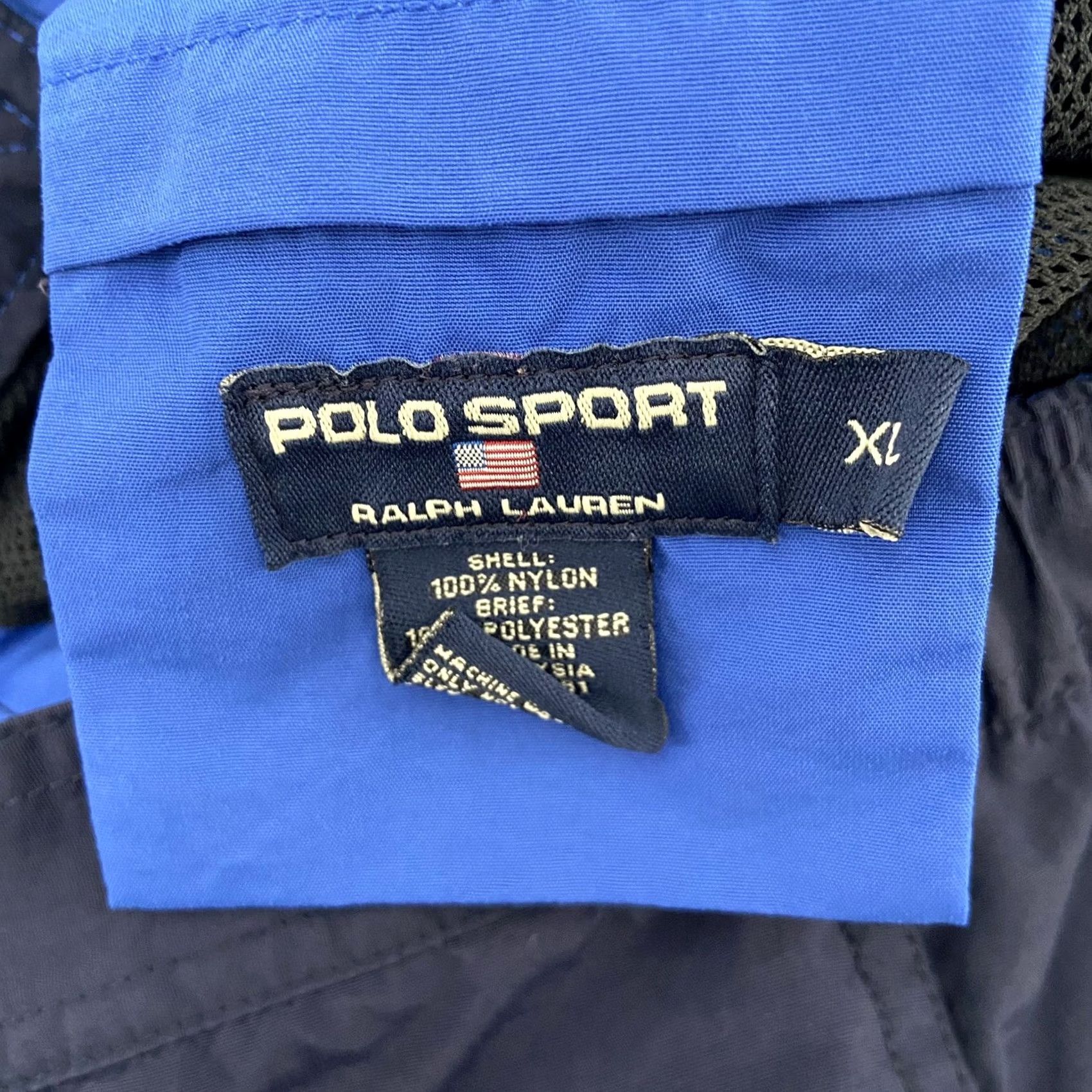 Vintage VINTAGE Polo Sport Ralph Lauren Blue Board Swim Trunks Shorts Adult XL Size US XL / EU 56 / 4 - 7 Thumbnail