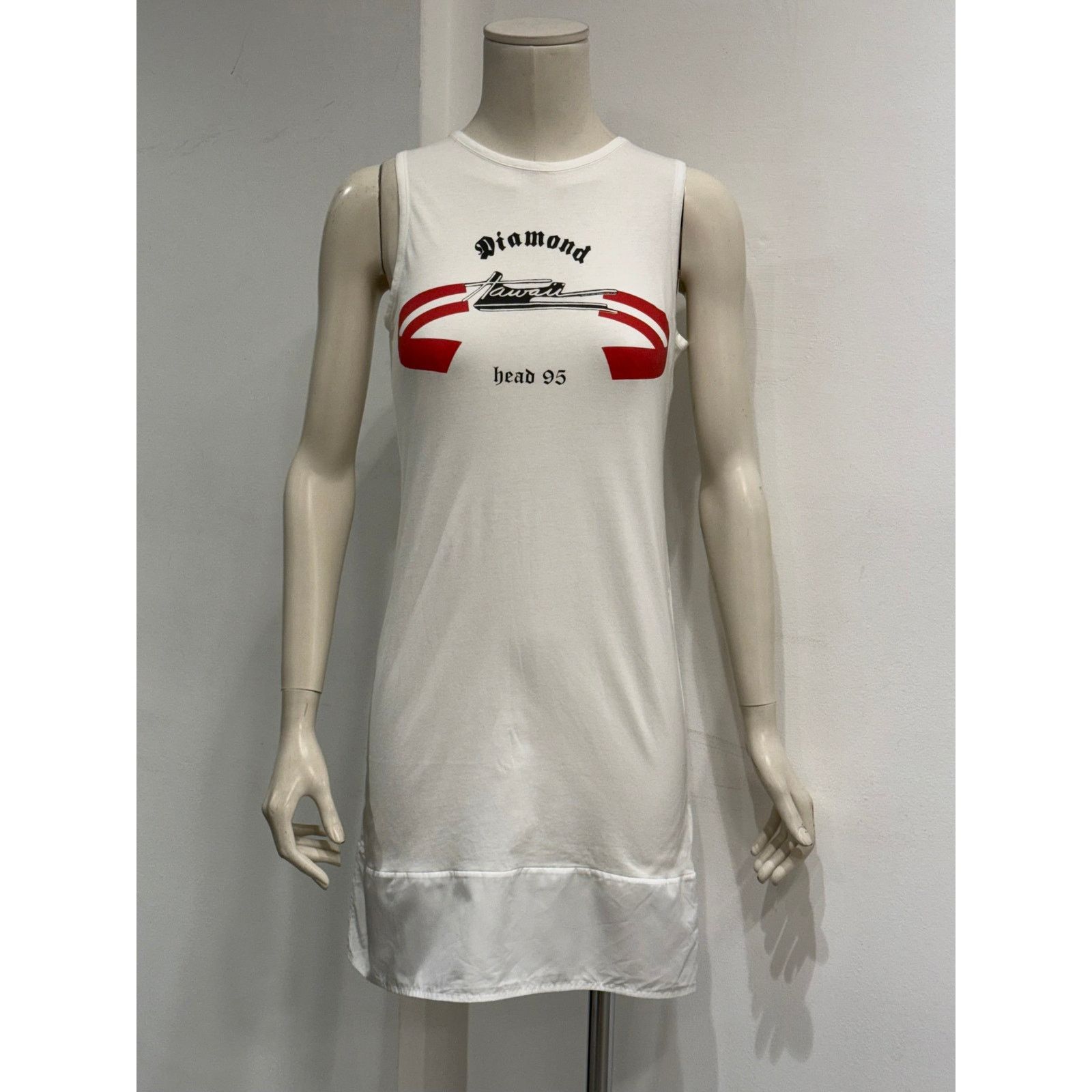 Helmut Lang S/S1995 Helmut Lang Re-edition sleeveless cotton dress Size S / US 4 / IT 40 - 2 Thumbnail