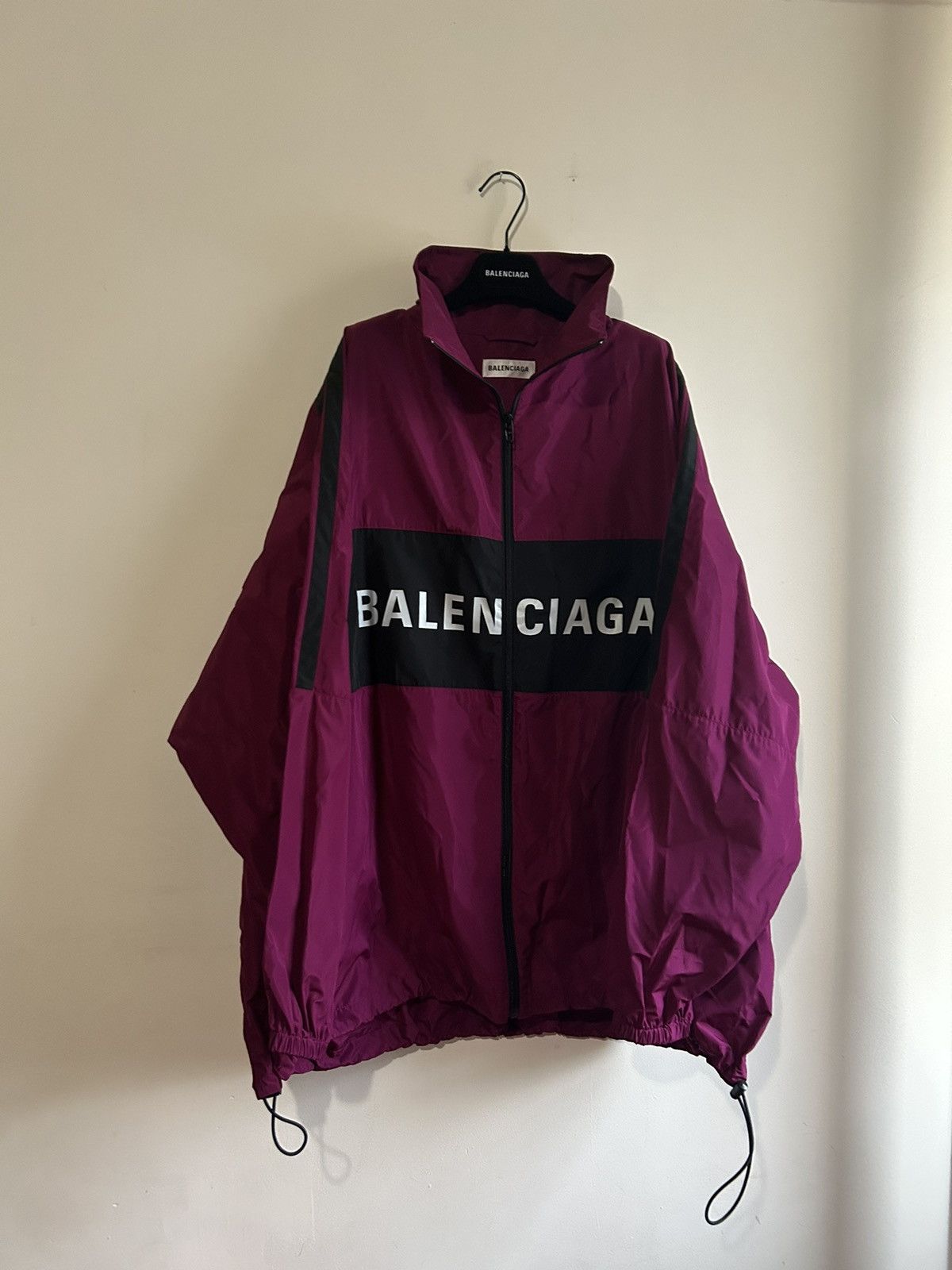 image of Balenciaga Windbreaker in Purple, Men's (Size Medium)