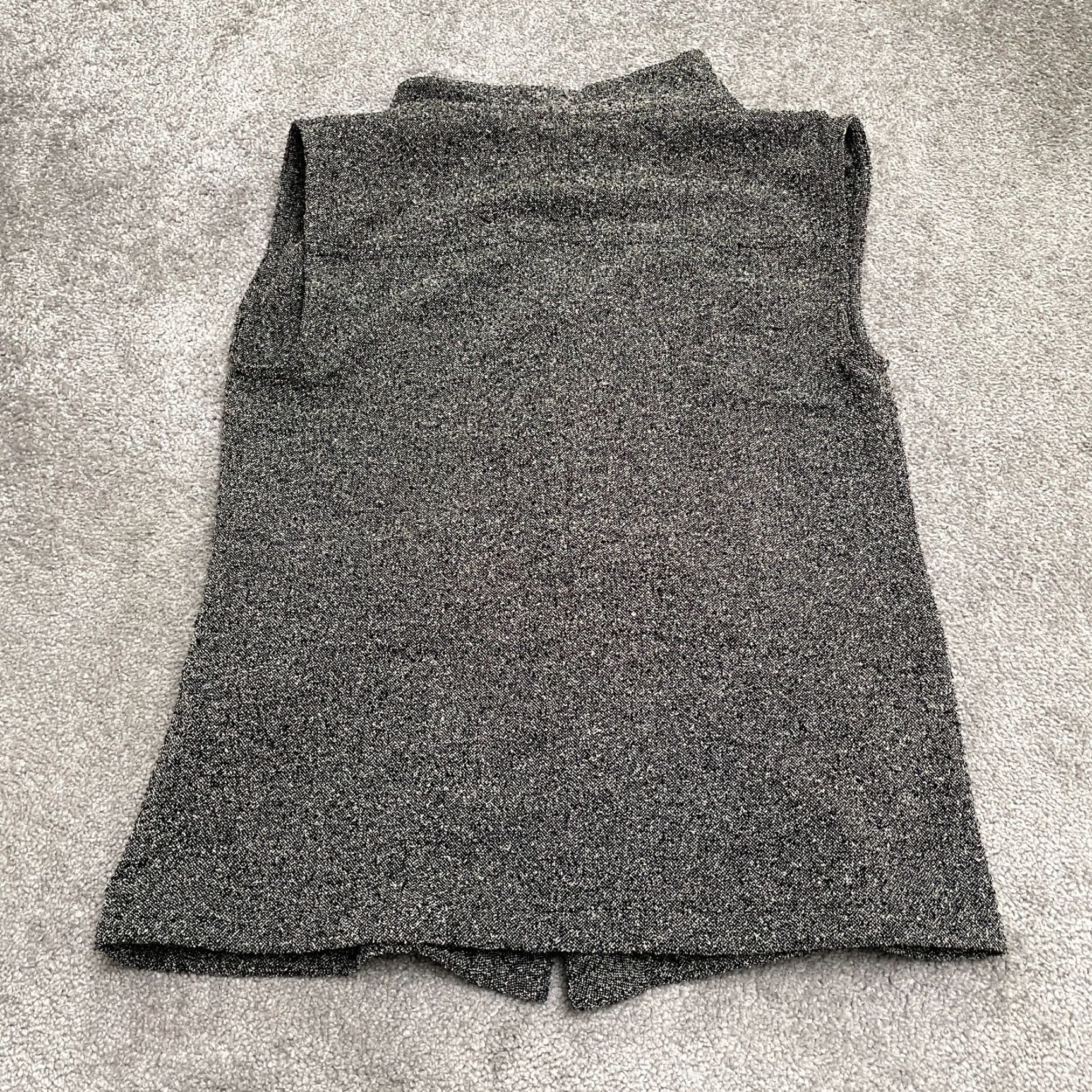 Market Melrose Open Sweater Vest Womens Small Heather Gray Sleeveless Casual Size S / US 4 / IT 40 - 2 Thumbnail