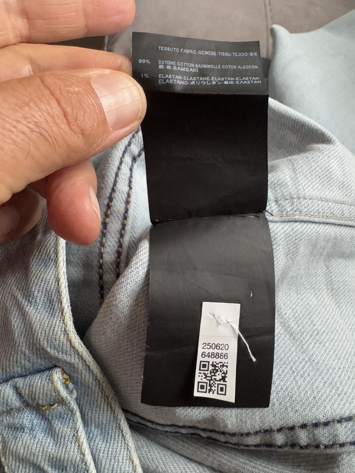 Saint Laurent Paris SAINT LAURENT denim jacket sizes in photos BY TAPE MEASURE Size US XS / EU 42 / 0 - 14 Thumbnail