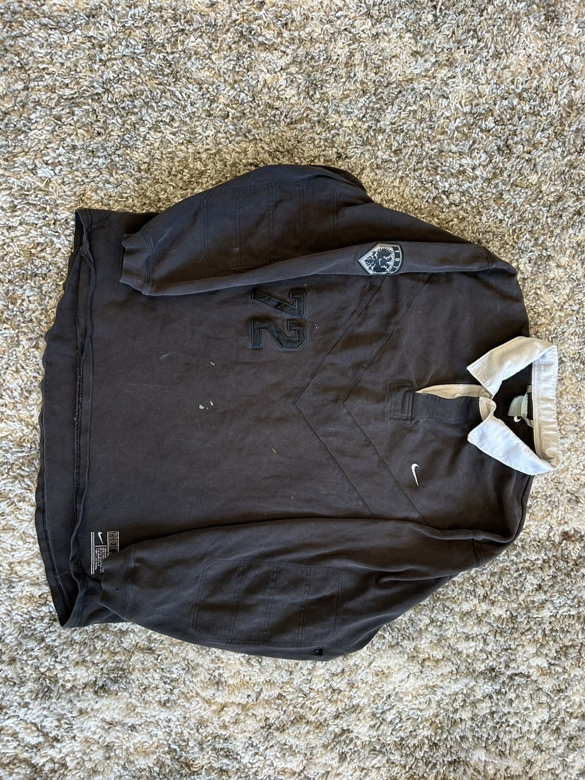 Nike Brown Nike 72 Long Sleeve Shirt Size US L / EU 52-54 / 3 - 1 Thumbnail
