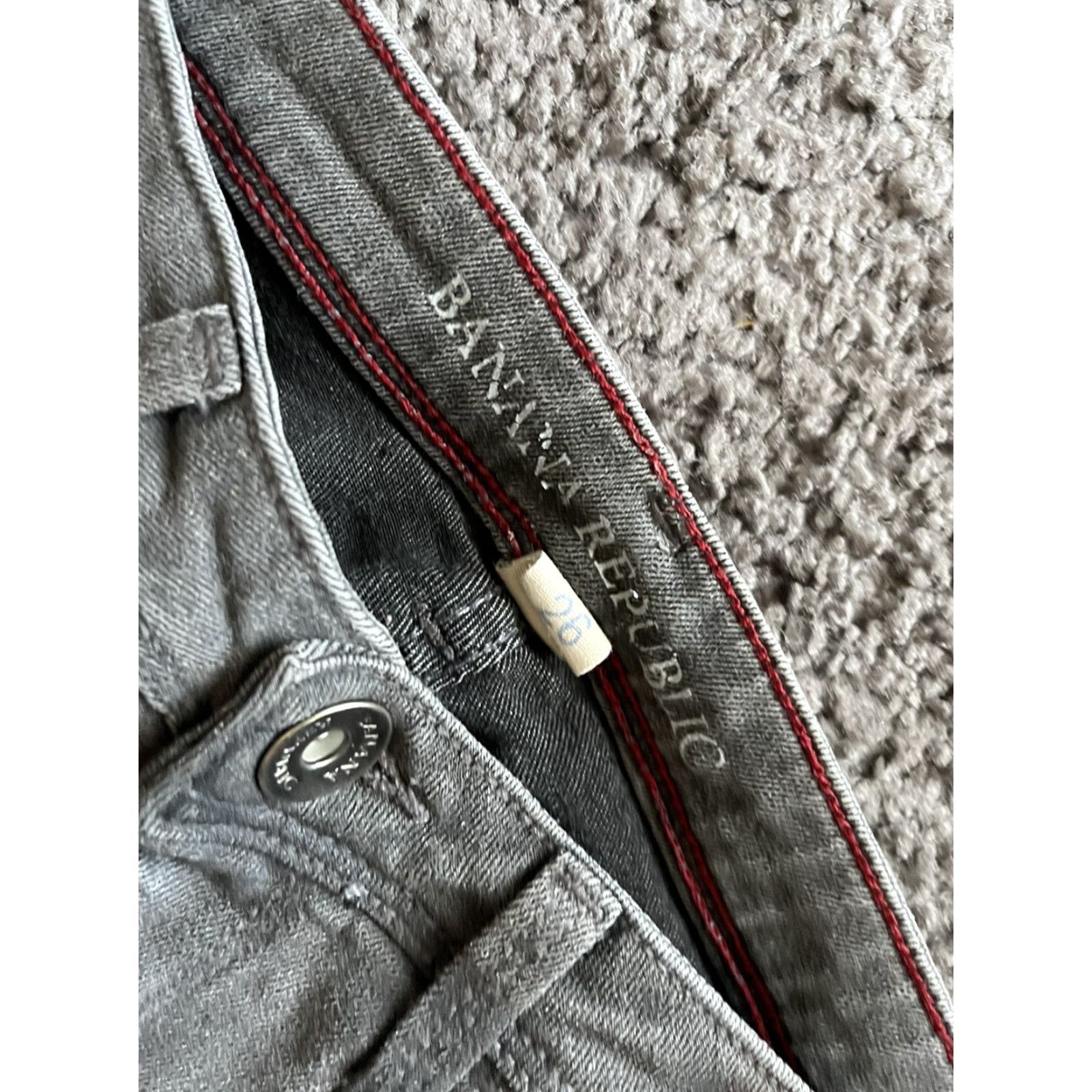 Banana Republic Banana Republic Jeans Skinny Women's Gray Denim 26 Regular Inseam 29 Size 26" / US 2 / IT 38 - 5 Thumbnail
