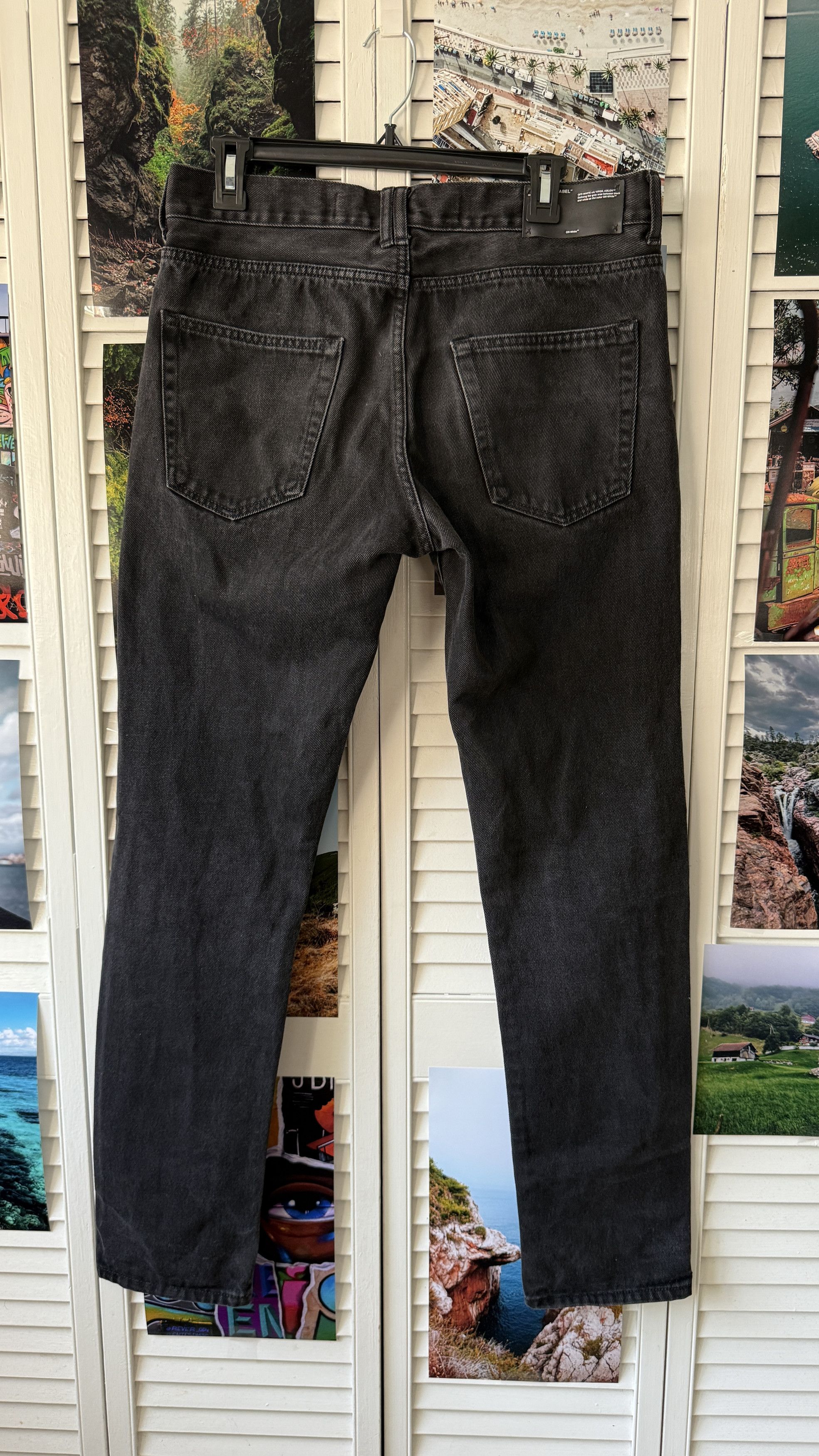 Off-White Denim Jeans Drawstring Size US 34 / EU 50 - 4 Thumbnail