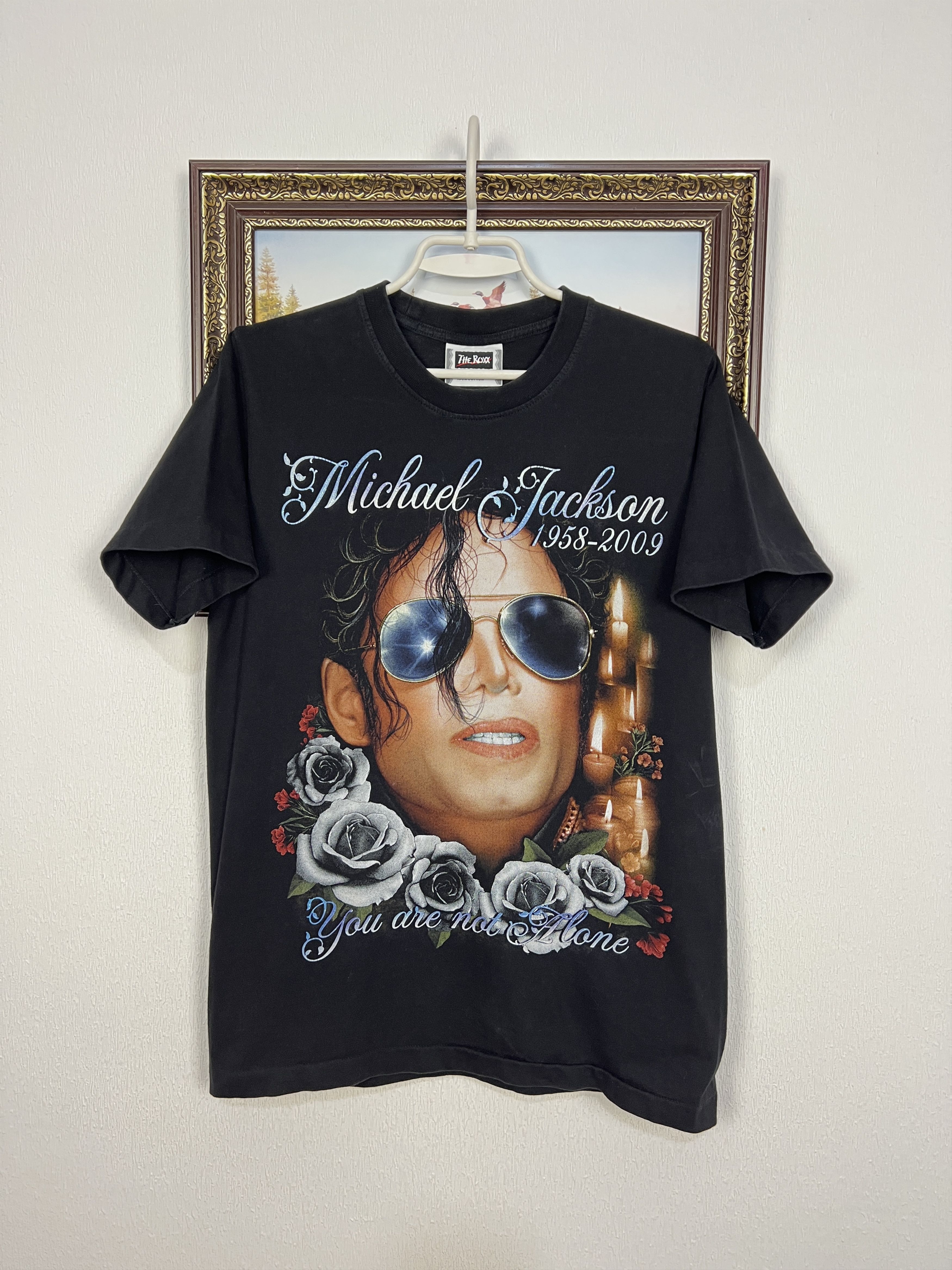 Vintage Vintage Michael Jackson Over Print Shirt You Are Not Alone Size US M / EU 48-50 / 2 - 1 Thumbnail