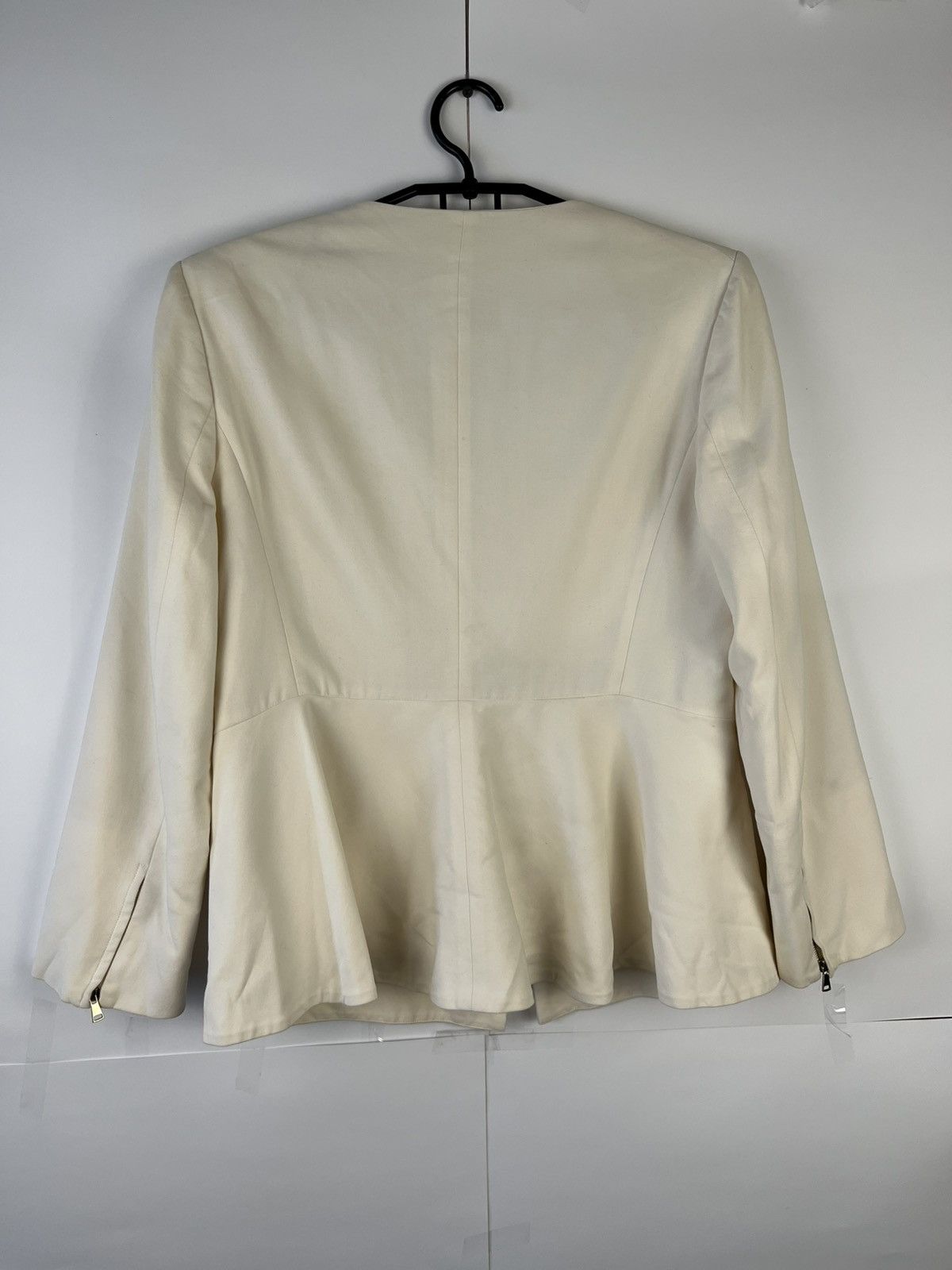 Max Mara Max Mara Luxury Cotton Full Zip Blazer Jacket Made in Italy Size L / US 10 / IT 46 - 6 Thumbnail
