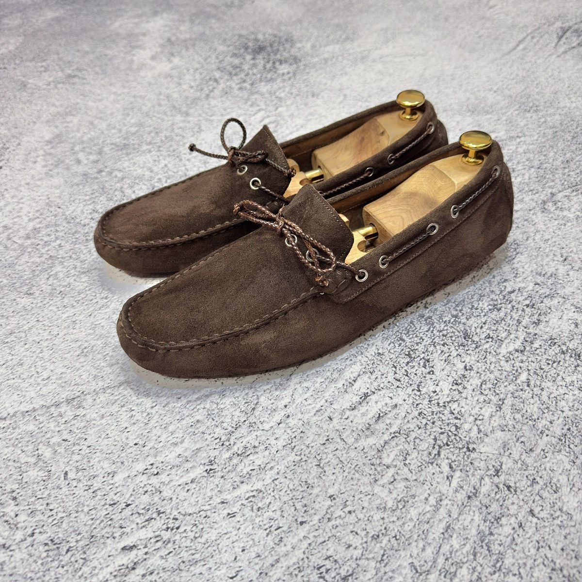 Florsheim Florsheim Mens Brown Suede Mocassins US10.5 UK10 EU44 29cm Size US 10.5 / EU 43-44 - 1 Thumbnail