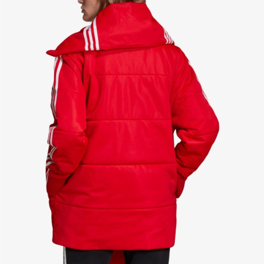 Adidas adidas - TRACKTOP PUFFER Jacket / L / Red Size L / US 10 / IT 46 - 3 Thumbnail