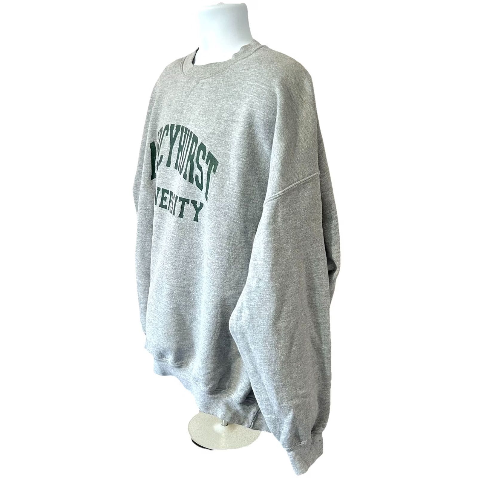 Gildan Mercyhurst University Sweatshirt Men 3XL Heather Gray Gildan Dry Blend Pullover Size US XXL / EU 58 / 5 - 3 Thumbnail