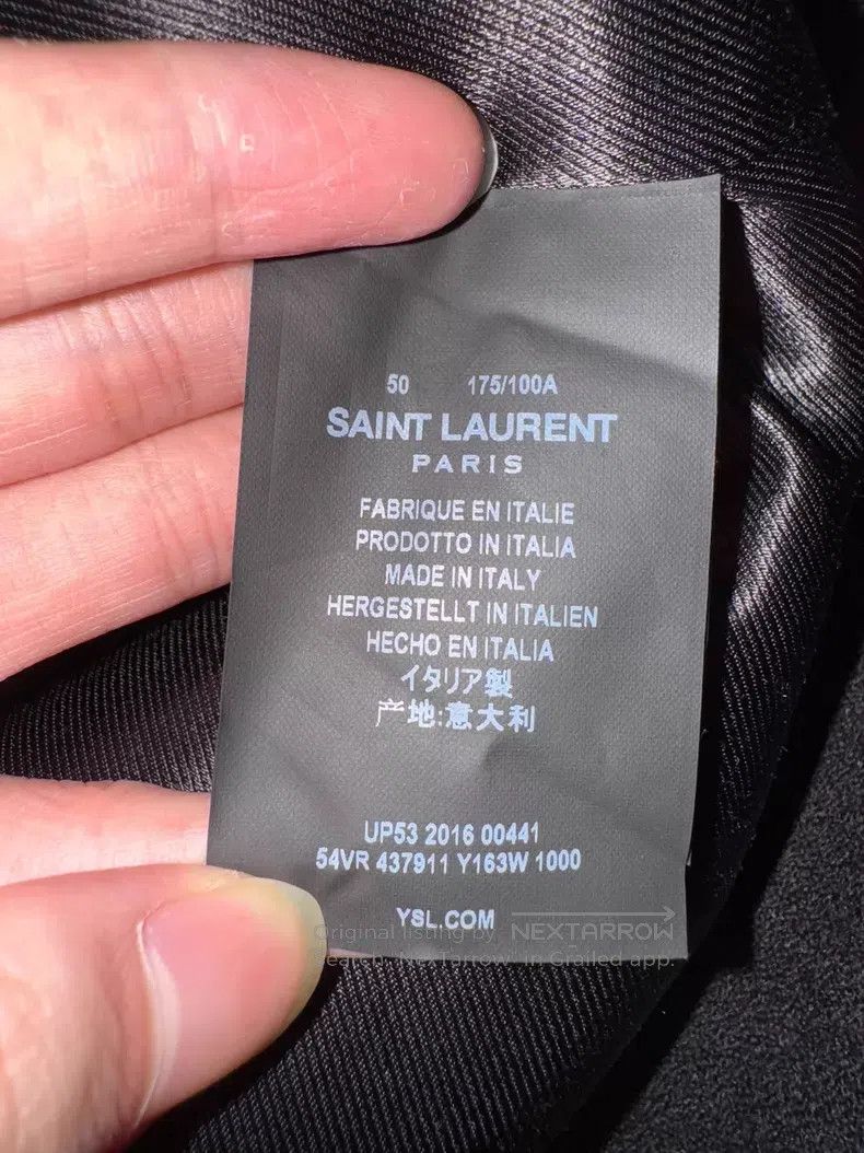 Saint Laurent Paris Saint Laurent Paris Wool Zipper Stud Jacket Size US M / EU 48-50 / 2 - 6 Thumbnail