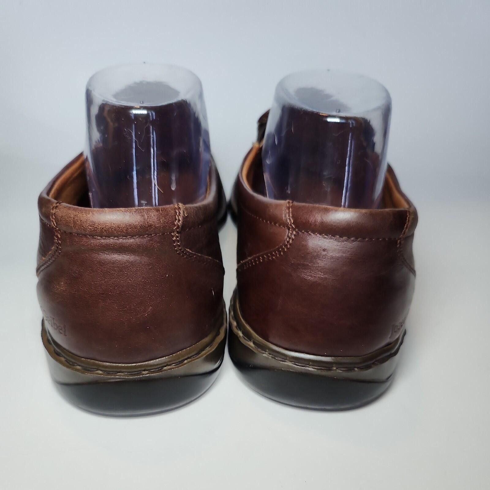 JOSEF SEIBAL Josef Seibel Douglas Slip-On Loafers Men's 41 Brown Leather Size US 8 / EU 41 - 3 Thumbnail