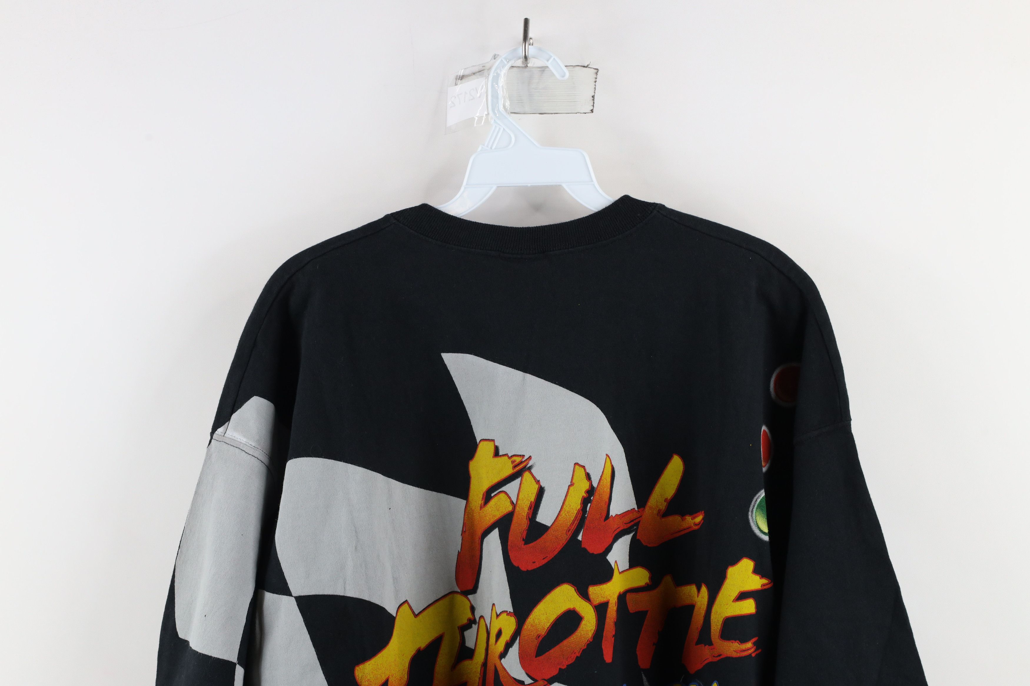 Vintage Vintage 90s Tenneco Automotive Drag Racing T-Shirt Black Size US XXL / EU 58 / 5 - 13 Thumbnail