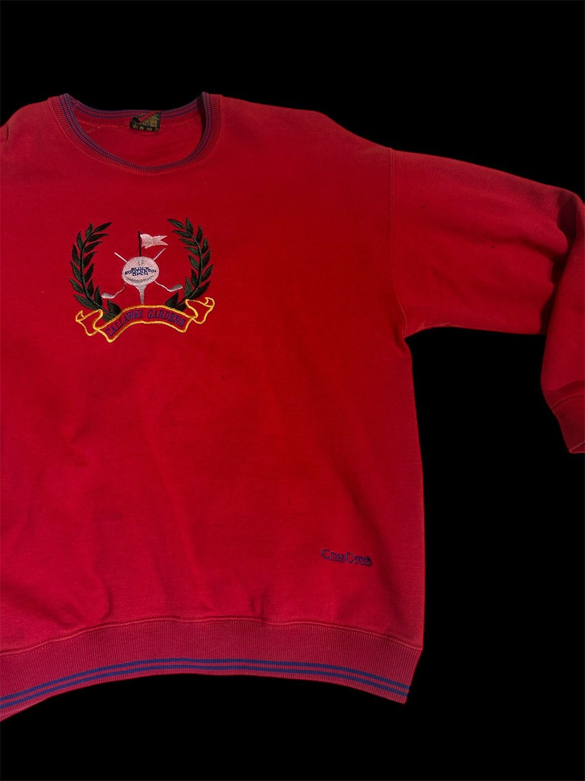 Vintage Vintage Red Baggy Sweatshirt Size US L / EU 52-54 / 3 - 2 Thumbnail