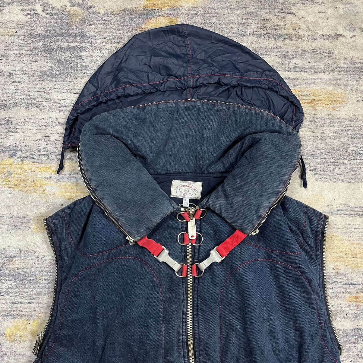 Armani × Vintage Vintage 90s Armani Jeans bondage vest Size US M / EU 48-50 / 2 - 8 Thumbnail