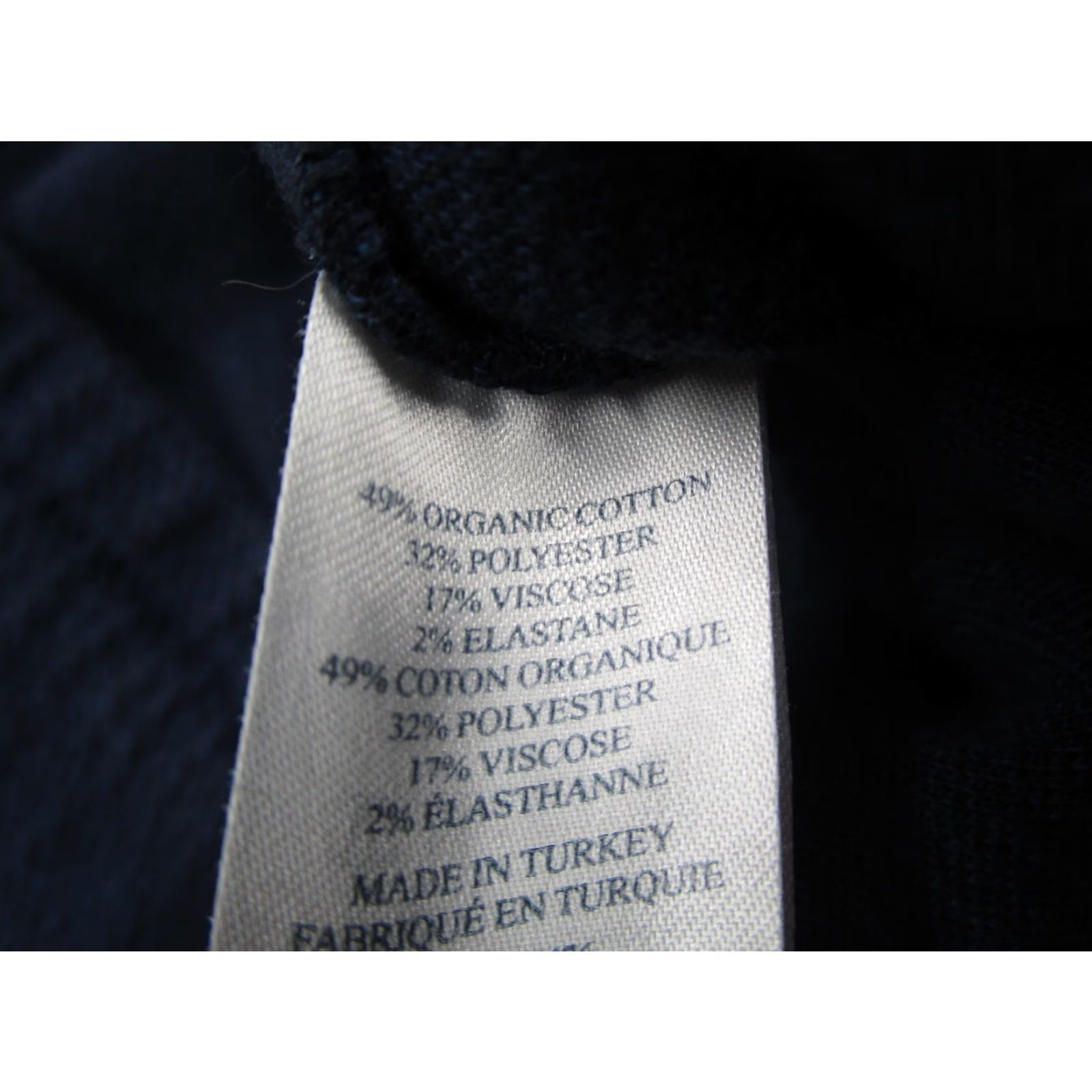 Faherty Faherty Pants Mens XL Navy Blue Organic Cotton Blend Jogger Lounge MBC0060 Size US 36 / EU 52 - 4 Thumbnail
