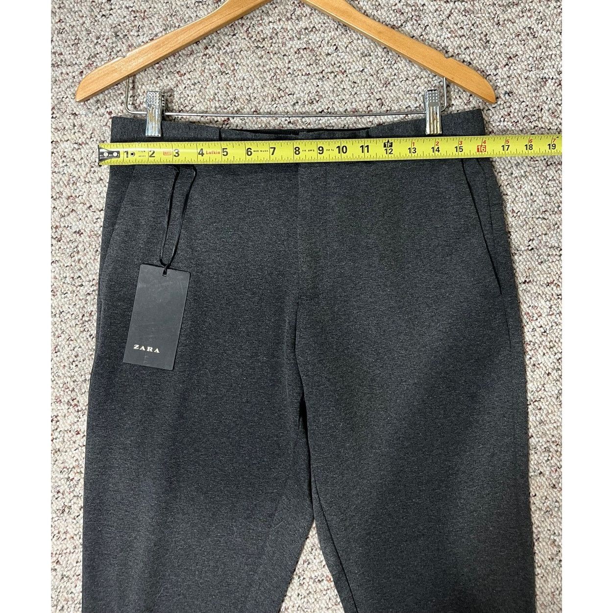 Zara NWT Womens Zara Comfortable Collection Gray Pants Size 40 Size 40" / US 18 - 11 Thumbnail