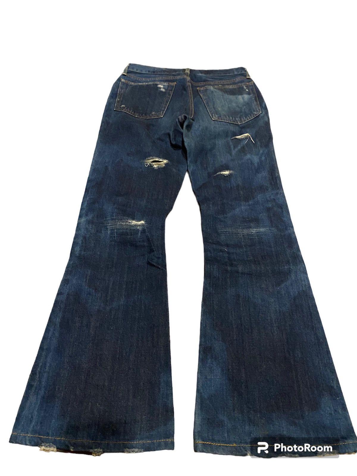 Flare jeans Edwin distressed vintage crazy wash Boot Cut