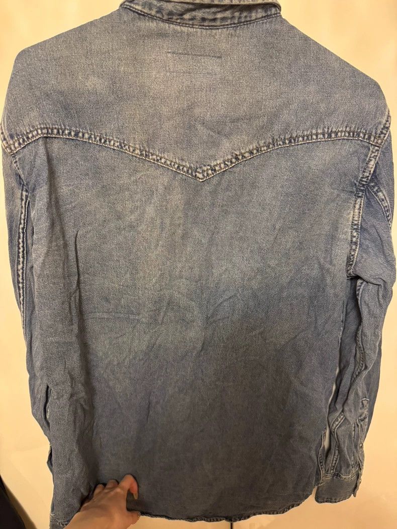 Saint Laurent Paris Saint Laurent Paris Solid single-breasted long-sleeved shir Size US XS / EU 42 / 0 - 4 Thumbnail