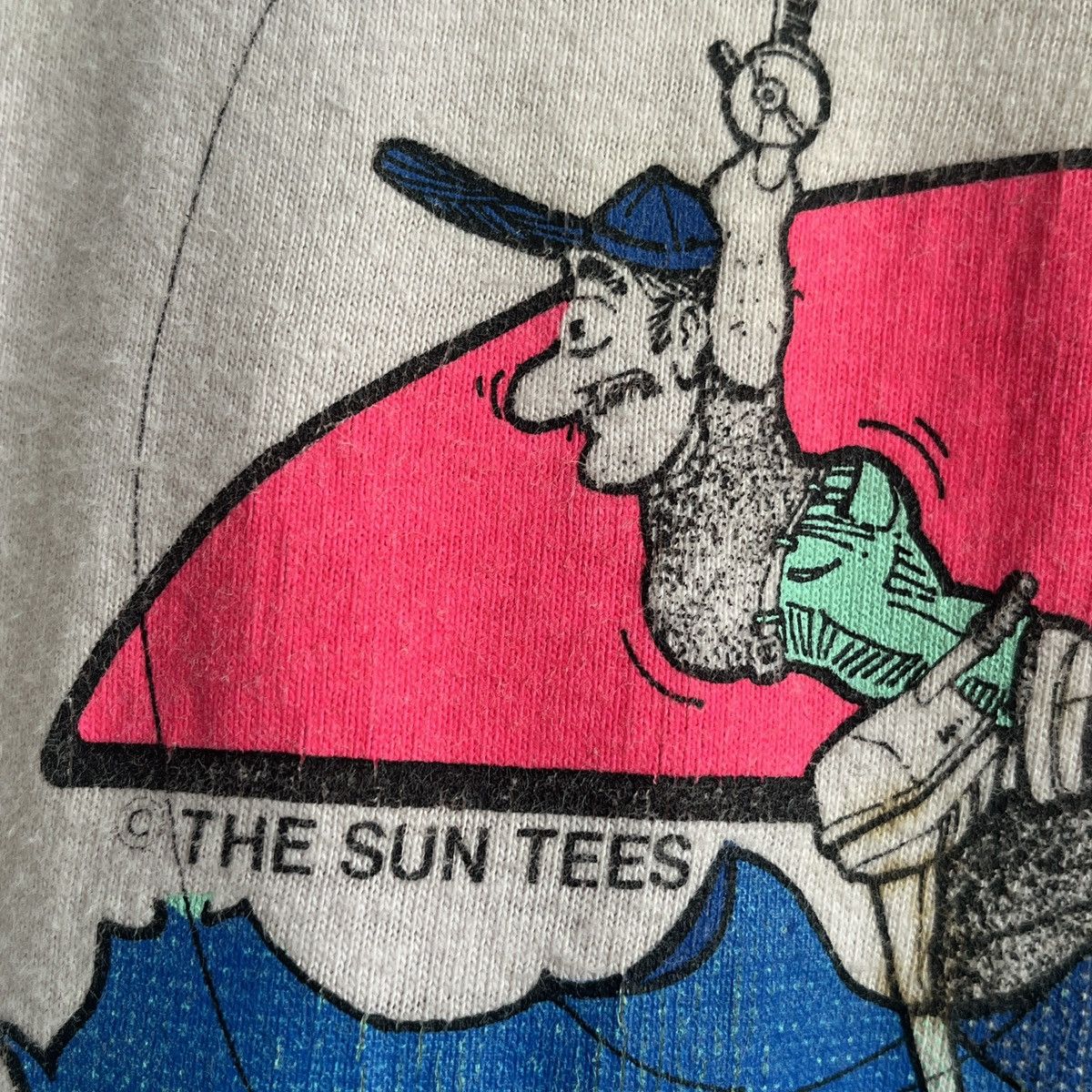 Hanes × Vintage Vintage 1980s Fish Guam Hanes Beefy Single Stitch TShirt Size US S / EU 44-46 / 1 - 9 Thumbnail