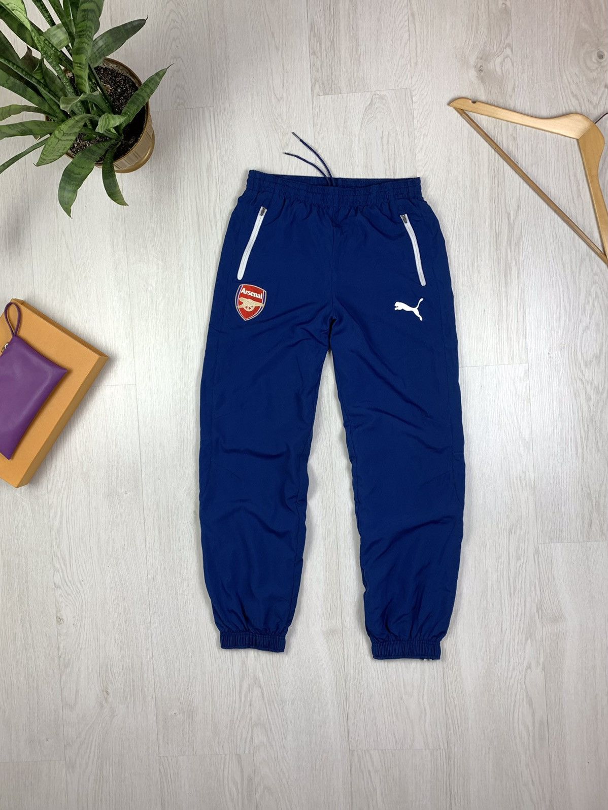 Puma Puma Arsenal 2014 Rare Navy Pants Size Young XL Size US 26 / EU 42 - 1 Thumbnail