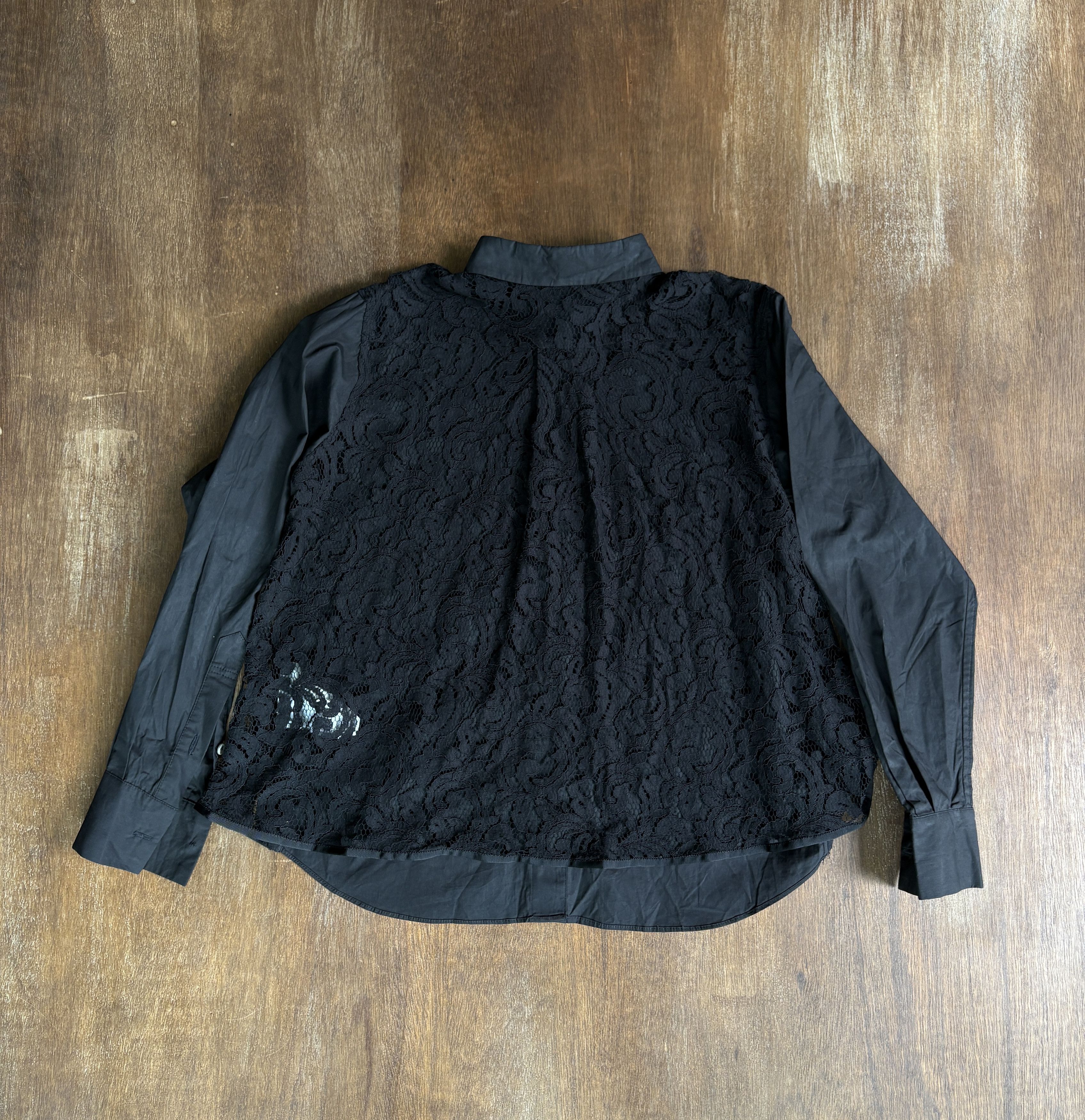Sacai SACAI Flower Lace Shirt Made in Japan Size S / US 4 / IT 40 - 5 Thumbnail