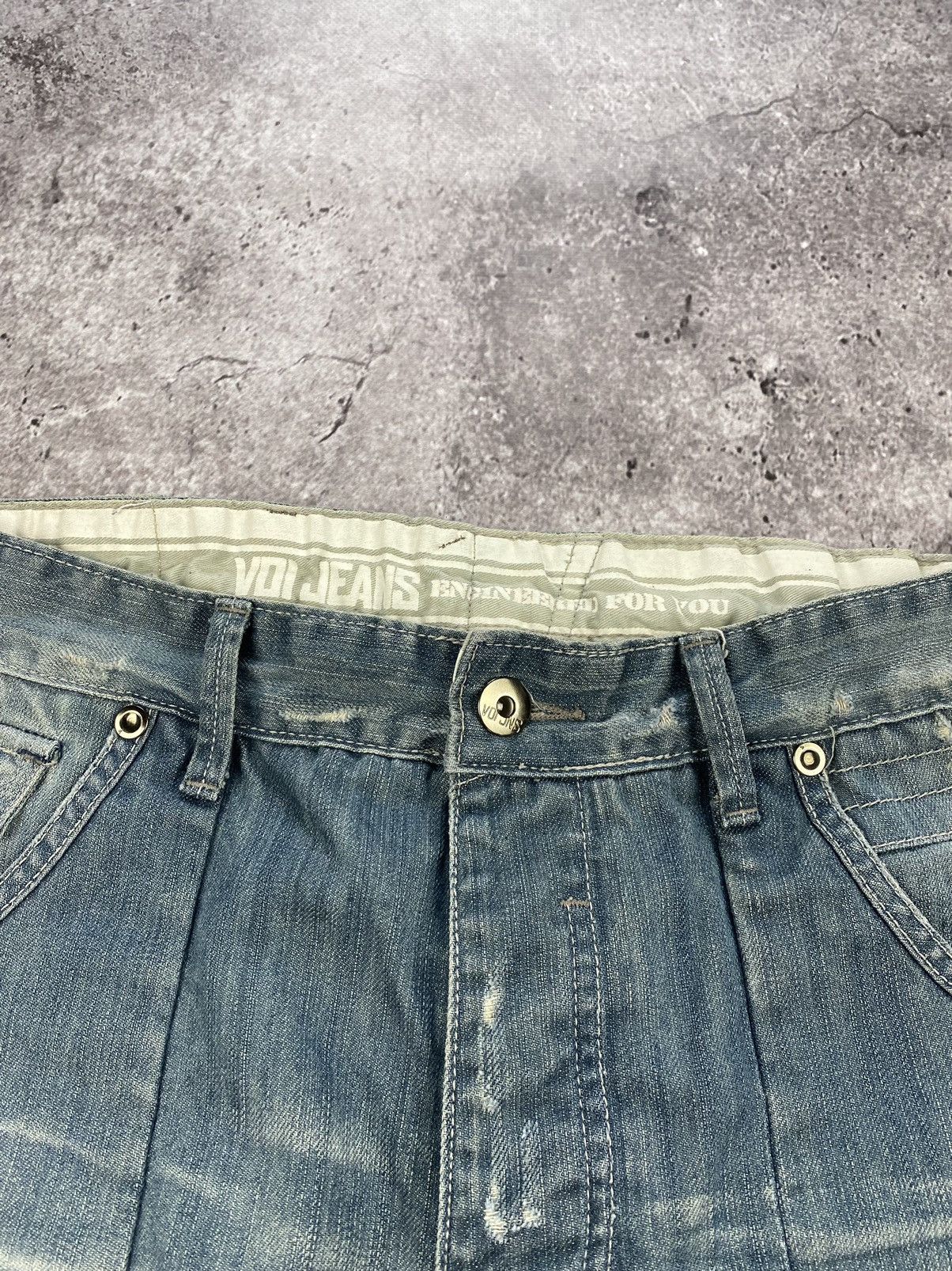 Japanese Brand × Vintage × Voi Jeans Vintage Y2K Japanese Voi Jeans Distressed Evisu rare denim Size US 34 / EU 50 - 6 Thumbnail