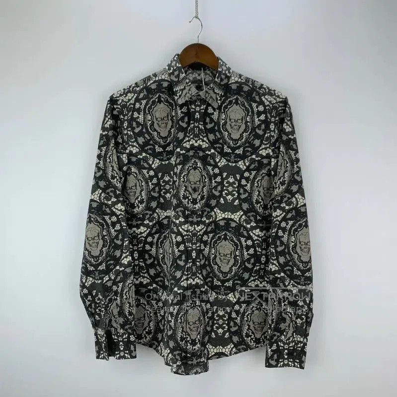 Alexander McQueen Alexander McQueen Multicolor Cotton Dress Shirt . Size US M / EU 48-50 / 2 - 1 Thumbnail