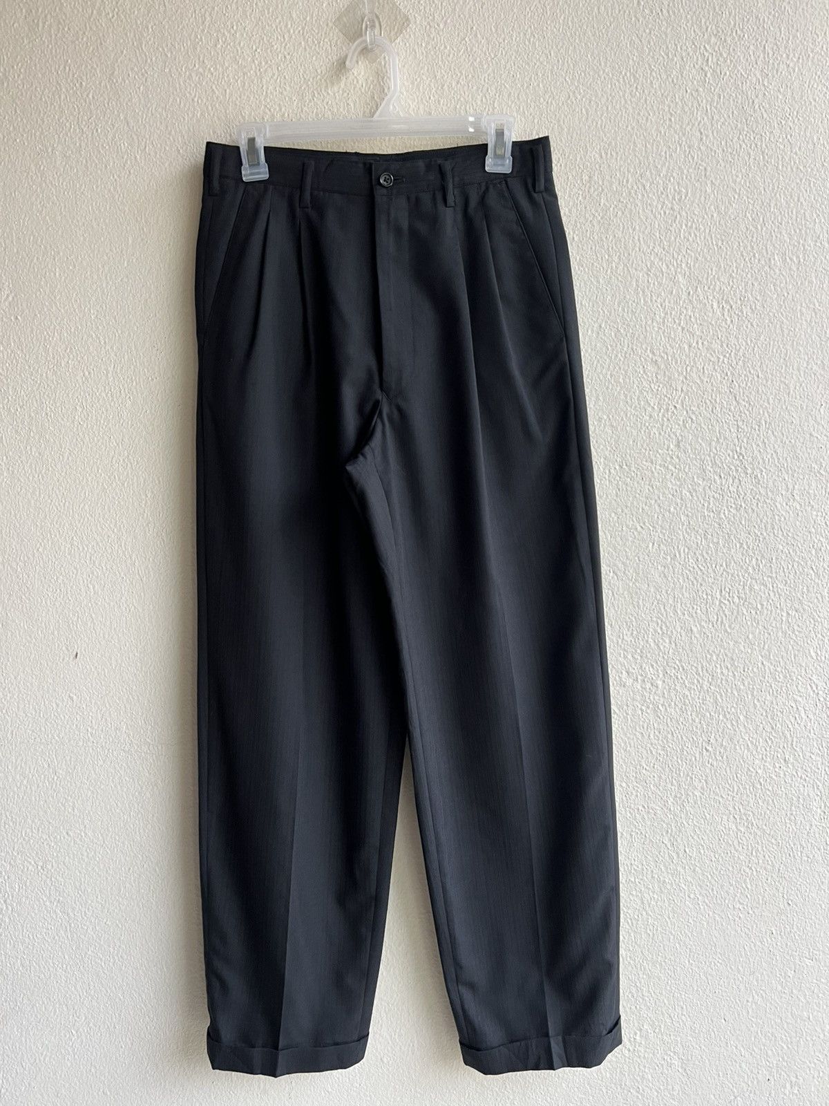 Y's for Men × Yohji Yamamoto Vintage 1998 S/S Yohji Yamamoto Y’s for Men Stripe Trouser Size US 29 - 2 Thumbnail