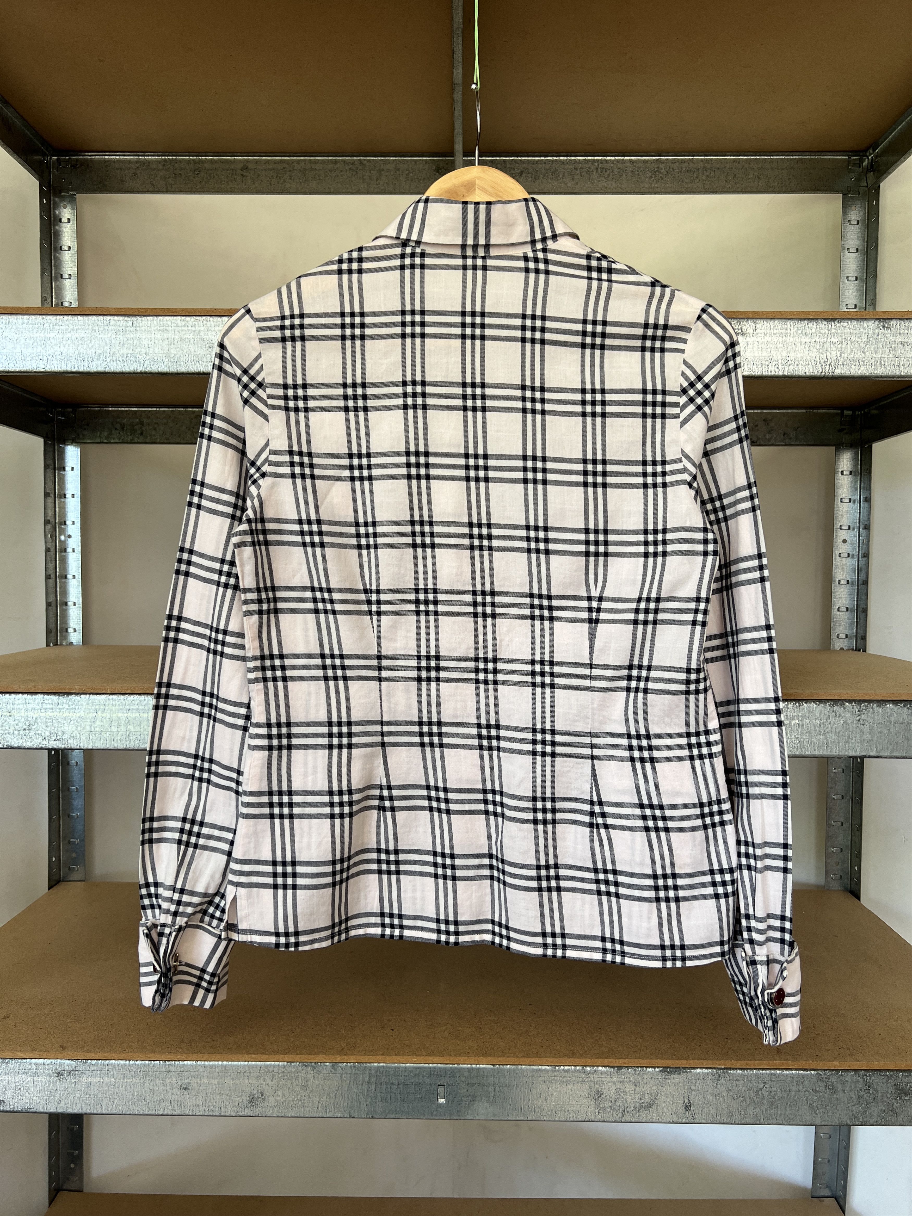 Burberry Burberry London Vintage 90s Nowa Check Ling Sleeve Shirt Size M / US 6-8 / IT 42-44 - 2 Thumbnail