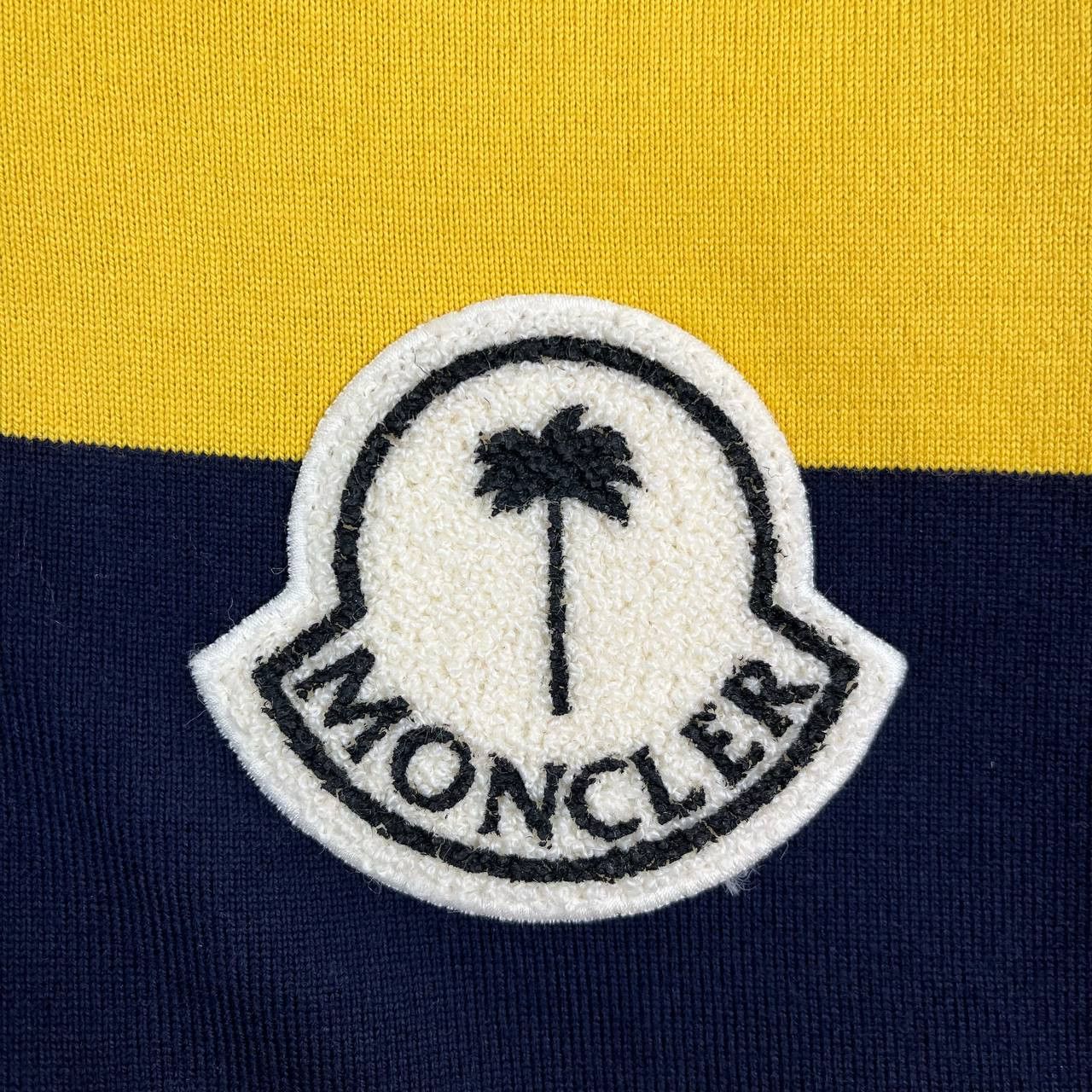 Moncler Moncler x Palm Angels Striped Rugby Polo Shirt Mens L Size US L / EU 52-54 / 3 - 3 Thumbnail