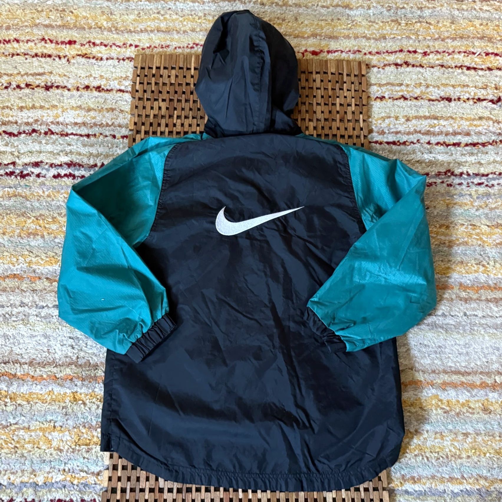 Nike Kid's Windrunner Windbreaker Hoodie Hoody Forest Green Black M Shirt Kids Windbreaker Winter Full Zip Logo Unisex Kids Mens Womens?