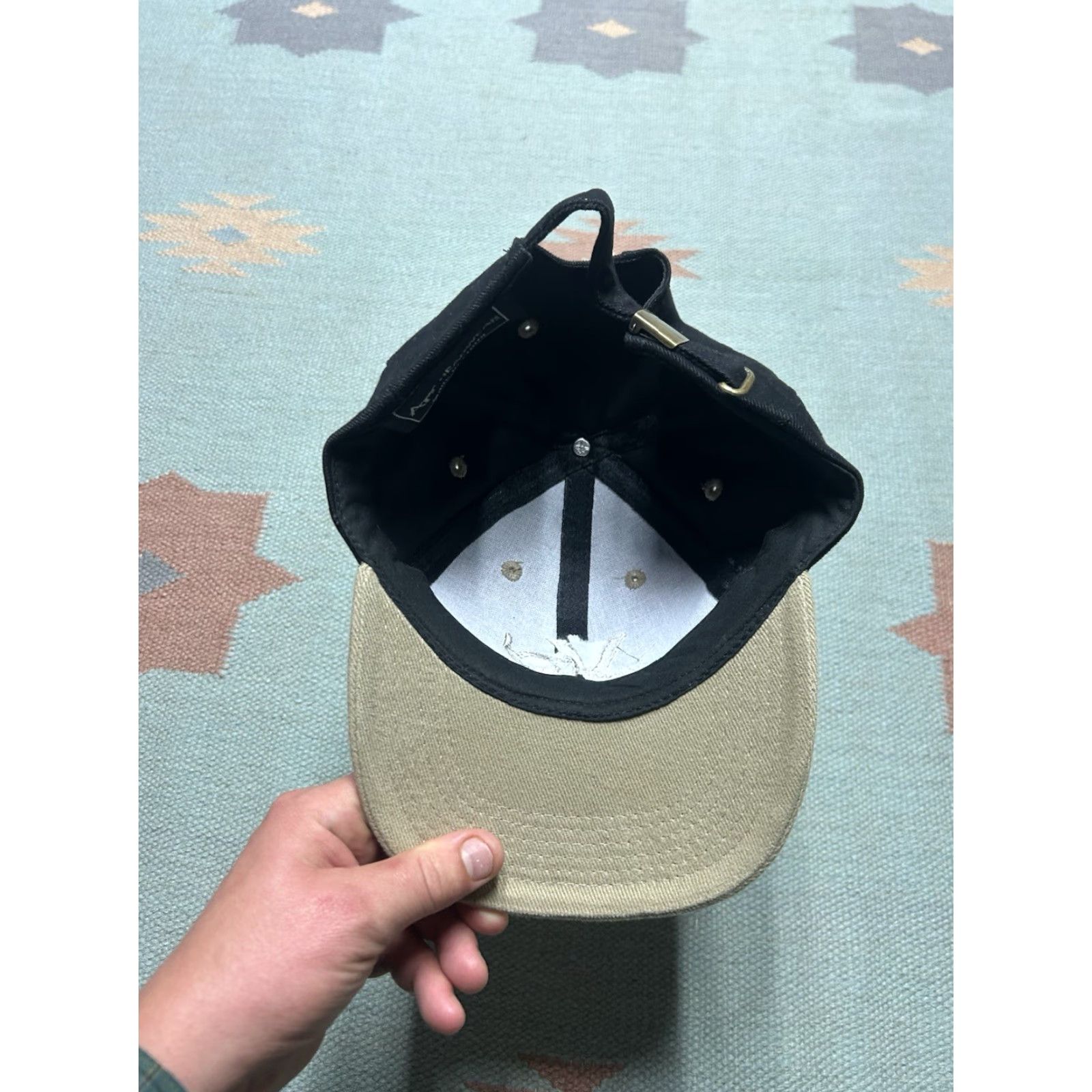 Vince VINTAGE Vince Gill StrapBack Hat Cap VG Black Adjustable Men's Hat Cap Size ONE SIZE - 5 Thumbnail