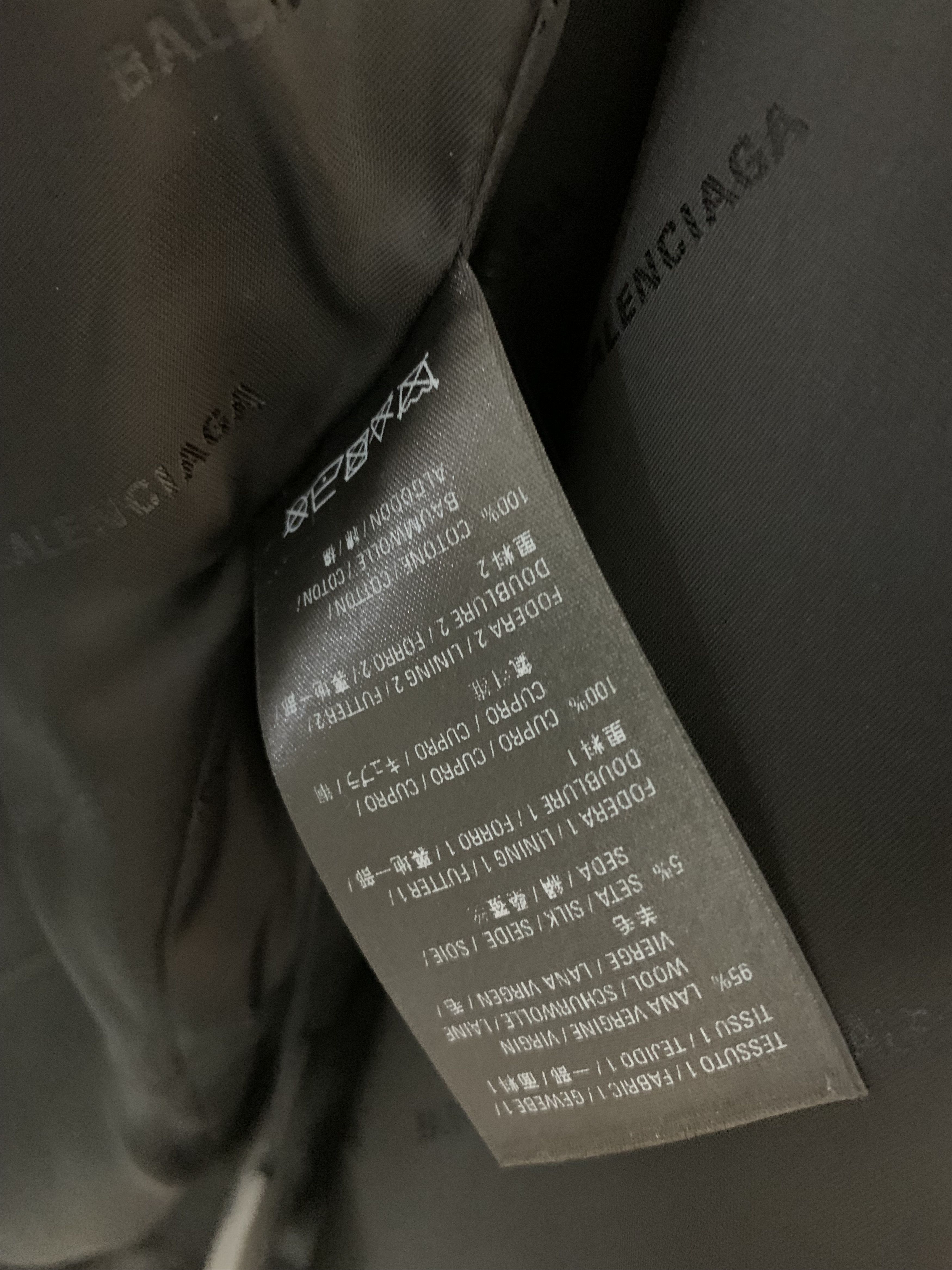 Balenciaga Check Tailored Jacket Size US M / EU 48-50 / 2 - 7 Thumbnail