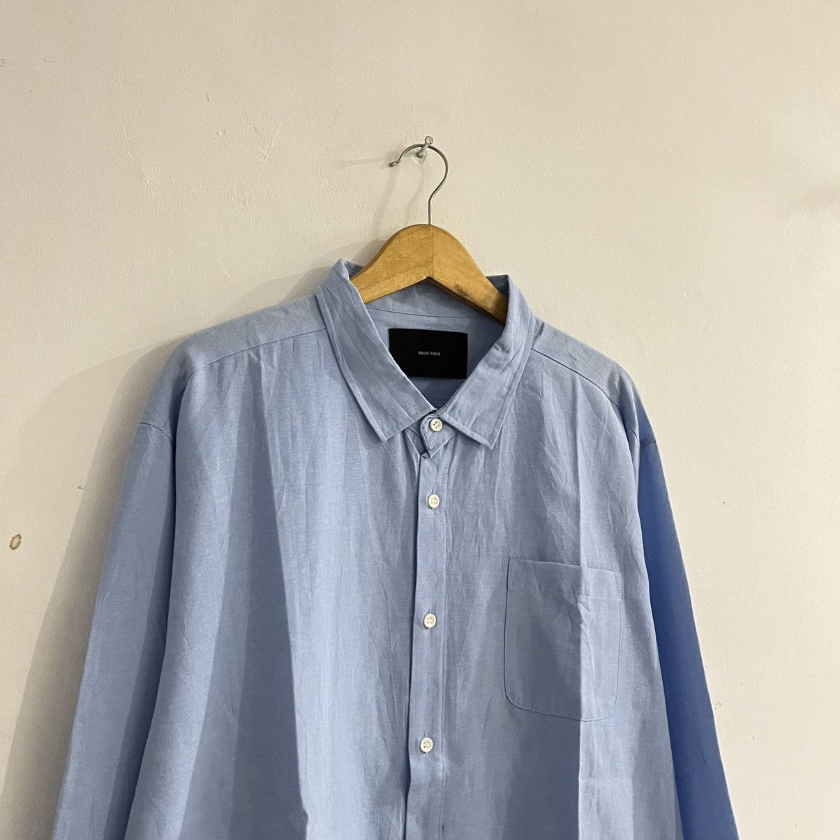 Japanese Brand basic bible - ls city boy oversized shirt Size US L / EU 52-54 / 3 - 3 Thumbnail